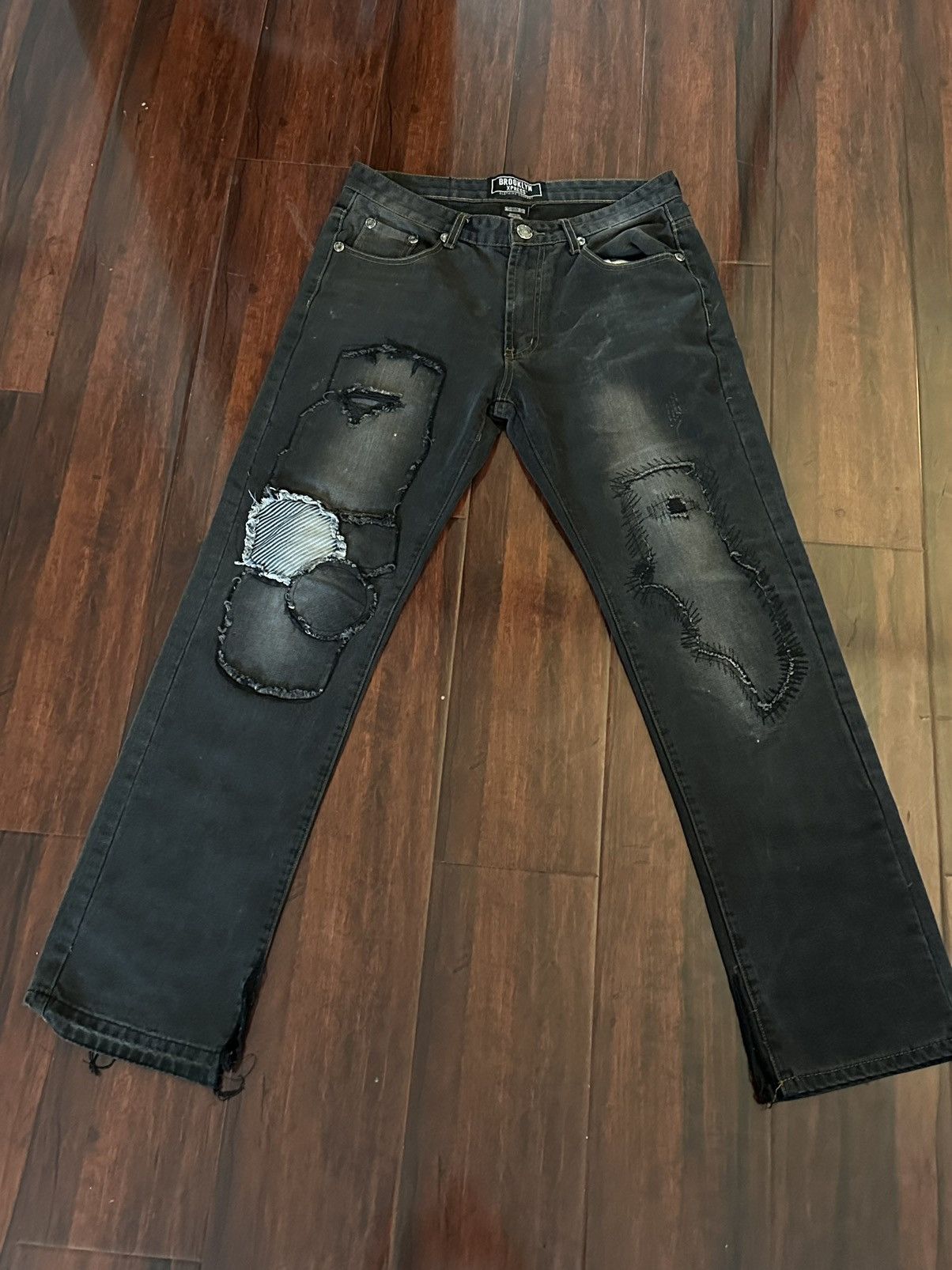 Other Brooklyn Express Patch Jeans Size US 32 / EU 48 - 1 Thumbnail