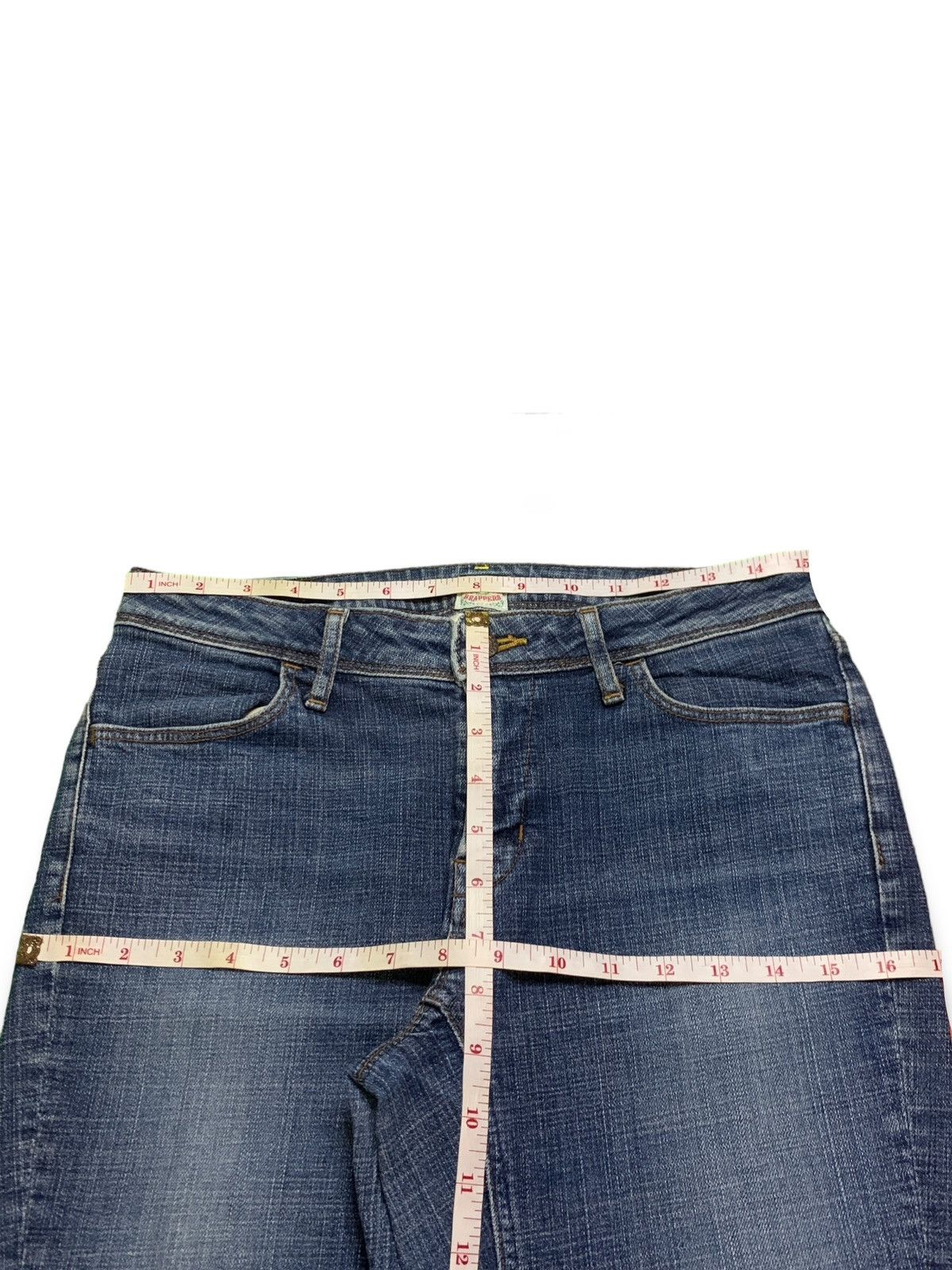 Japanese Brand Vintage Japanese Brand Faded Wash Flare Style Jeans Size 31" - 11 Thumbnail