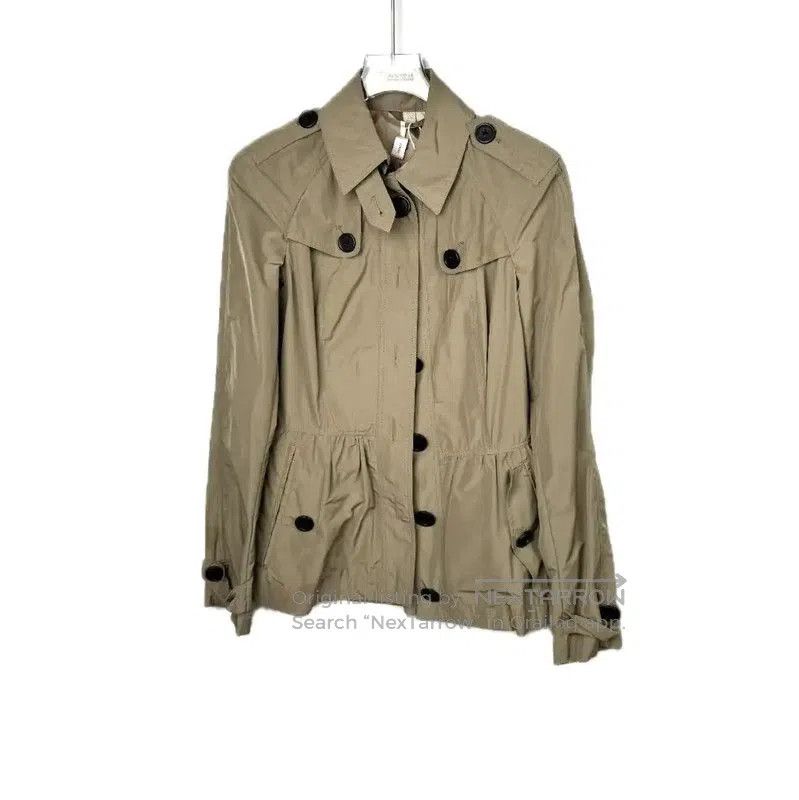 Burberry Burberry Brown Polyester Women's Trench Coat. Size S / US 4 / IT 40 - 1 Thumbnail
