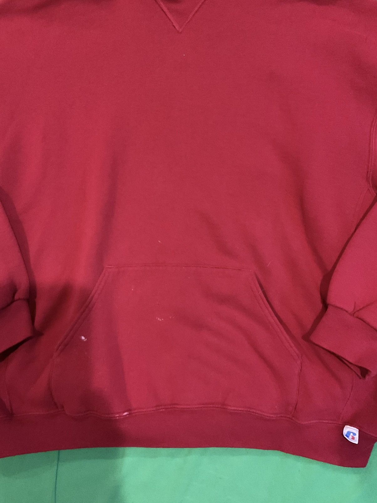 Russell Athletic × Vintage Vintage Red Russell Athletic hoodie Size US XXL / EU 58 / 5 - 2 Thumbnail