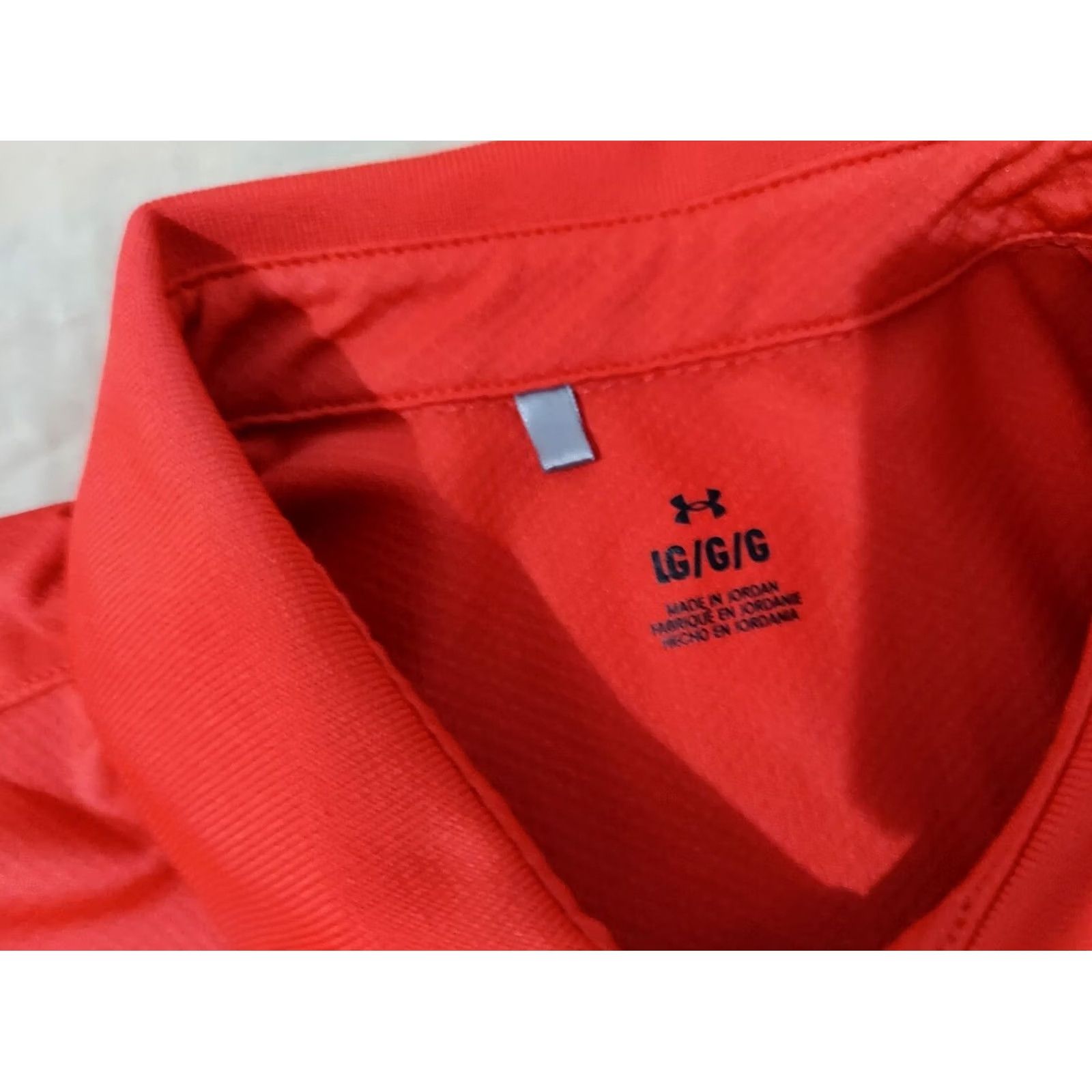 Under Armour Under Armour Polo Shirt L Men Red Athletic Golf Polo Shirt Mens L Red Athletic Golf Size US L / EU 52-54 / 3 - 3 Thumbnail