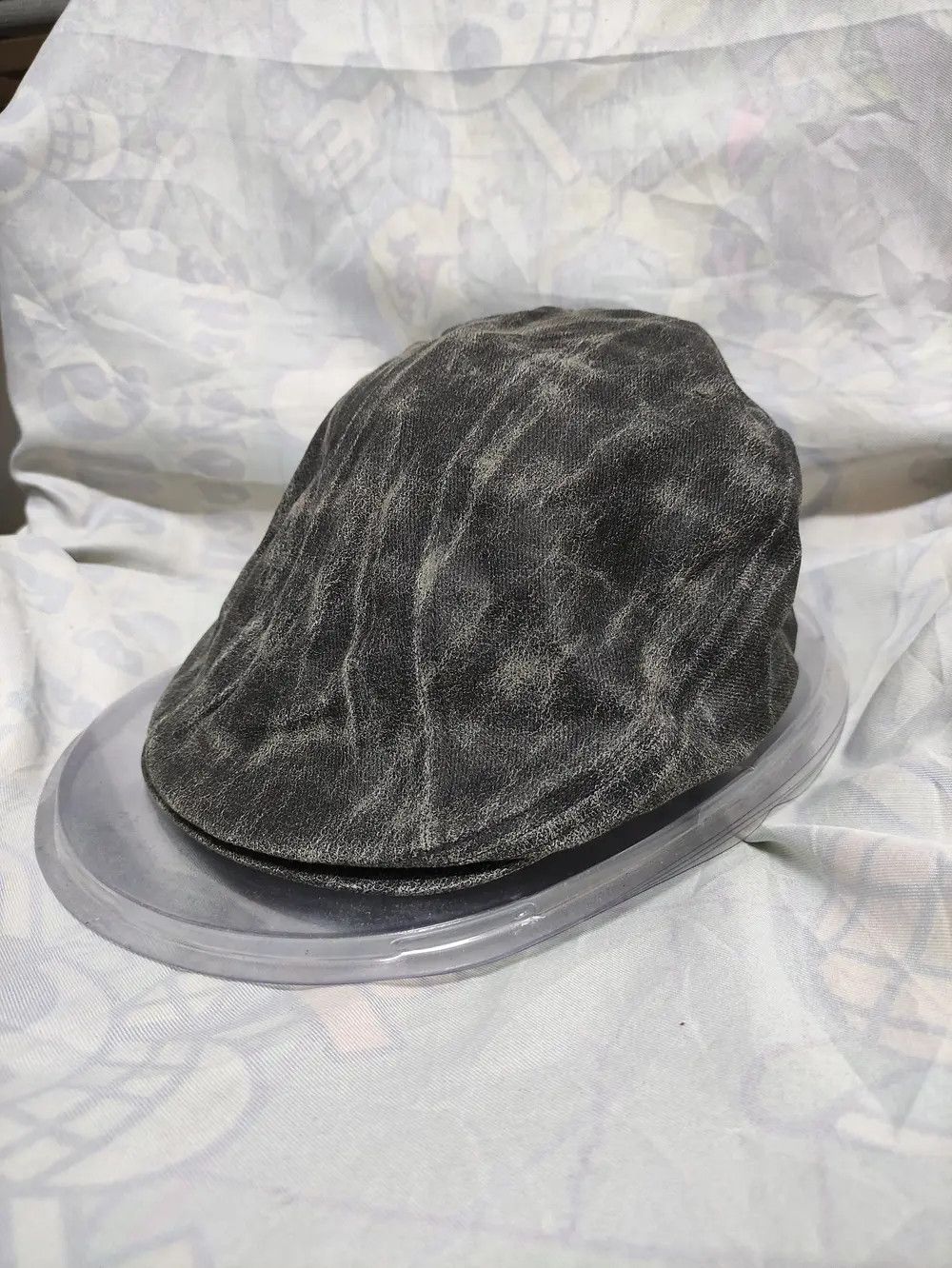 Avirex 90's AVIREX LEATHER VINTAGE BARETTA HAT DISTRESSED DESIGN Size ONE SIZE - 9 Thumbnail