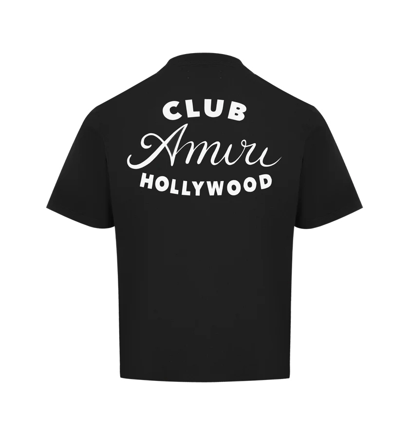 Amiri o1h1sh11225 Club Amiri Tee in Black Size US XXL / EU 58 / 5 - 2 Thumbnail