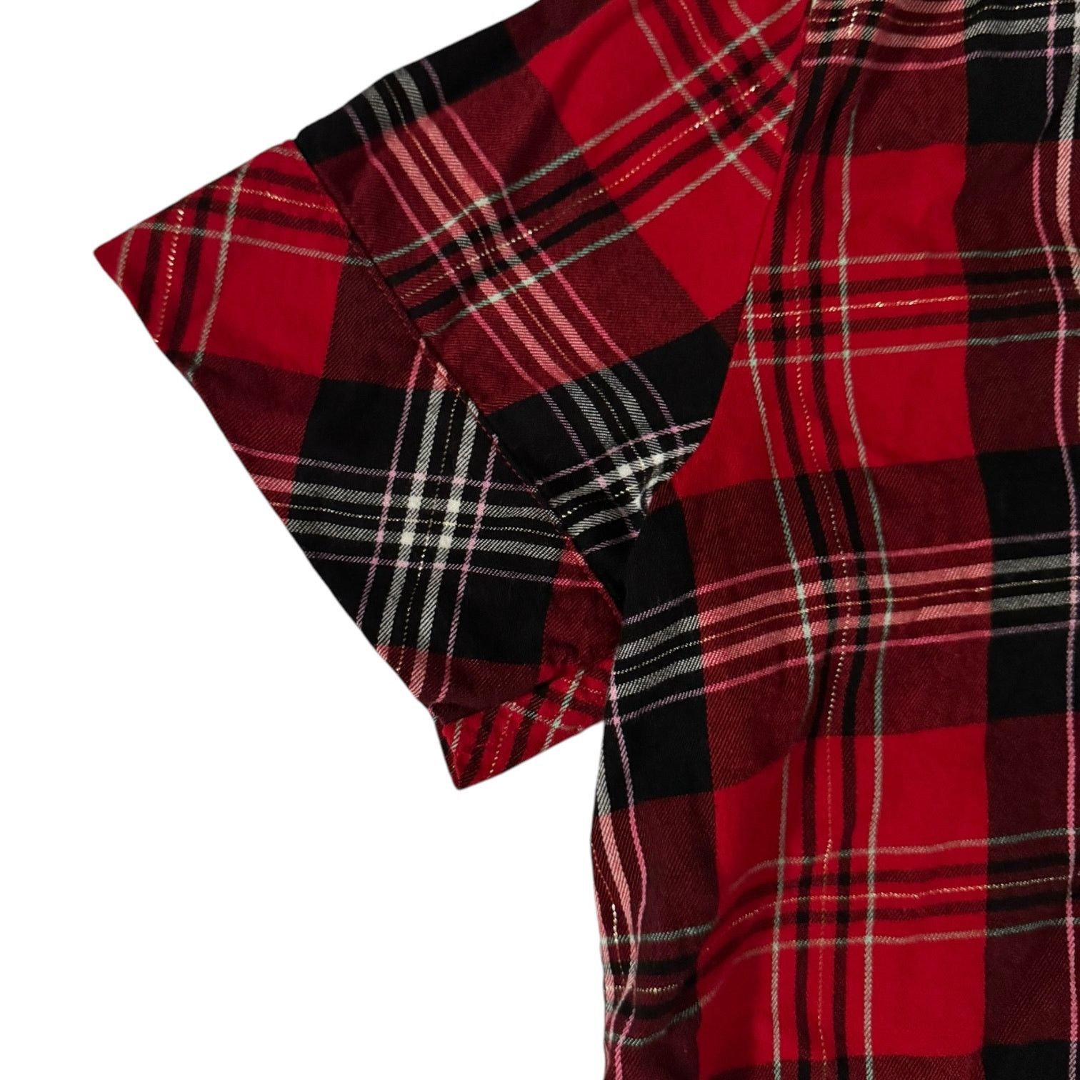 Victoria's Secret Victoria’s Secret Red/Black/White Plaid Shirt – XS Button-Up Size XS / US 0-2 / IT 36-38 - 5 Thumbnail