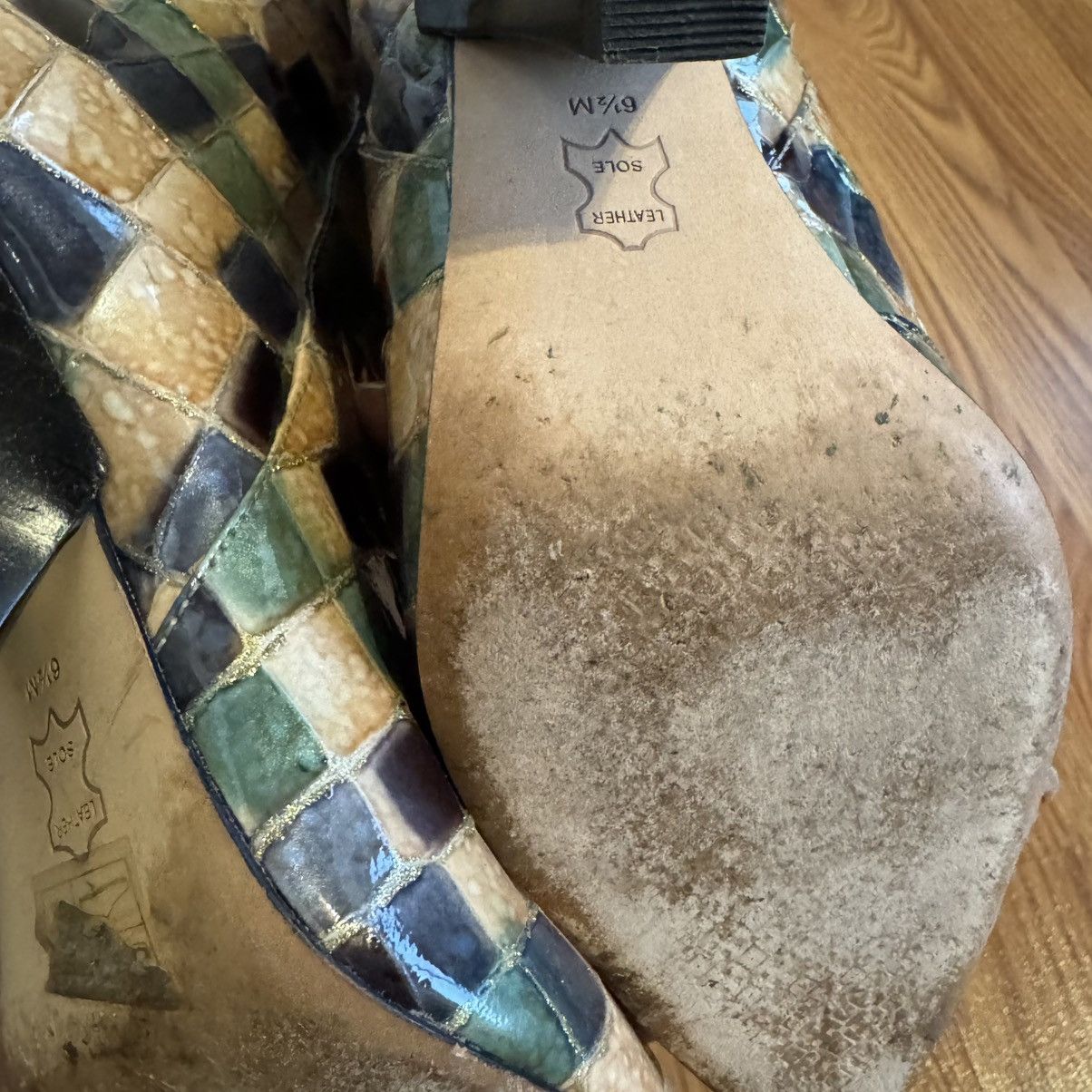 Tory Burch Tory Burch Lila 90mm Painted Hand Embossed Ankle Boots Size US 6.5 / IT 36.5 - 4 Thumbnail