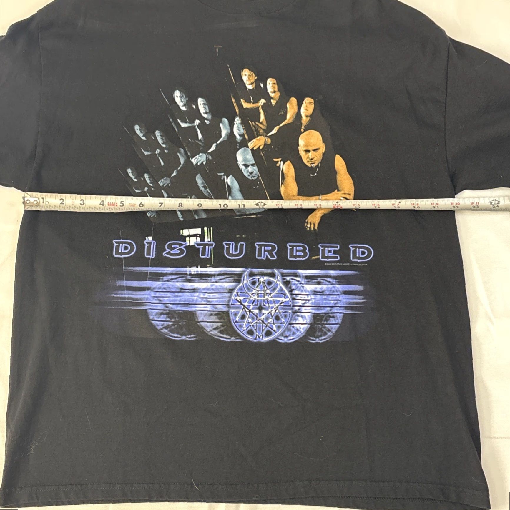 Vintage VINTAGE Disturbed Believe Album Rock Band Shirt XL Black Giant XL Shirt Men Short Sleeve Crew Neck 2002 Band Music Rock Mens Size US XL / EU 56 / 4 - 4 Thumbnail
