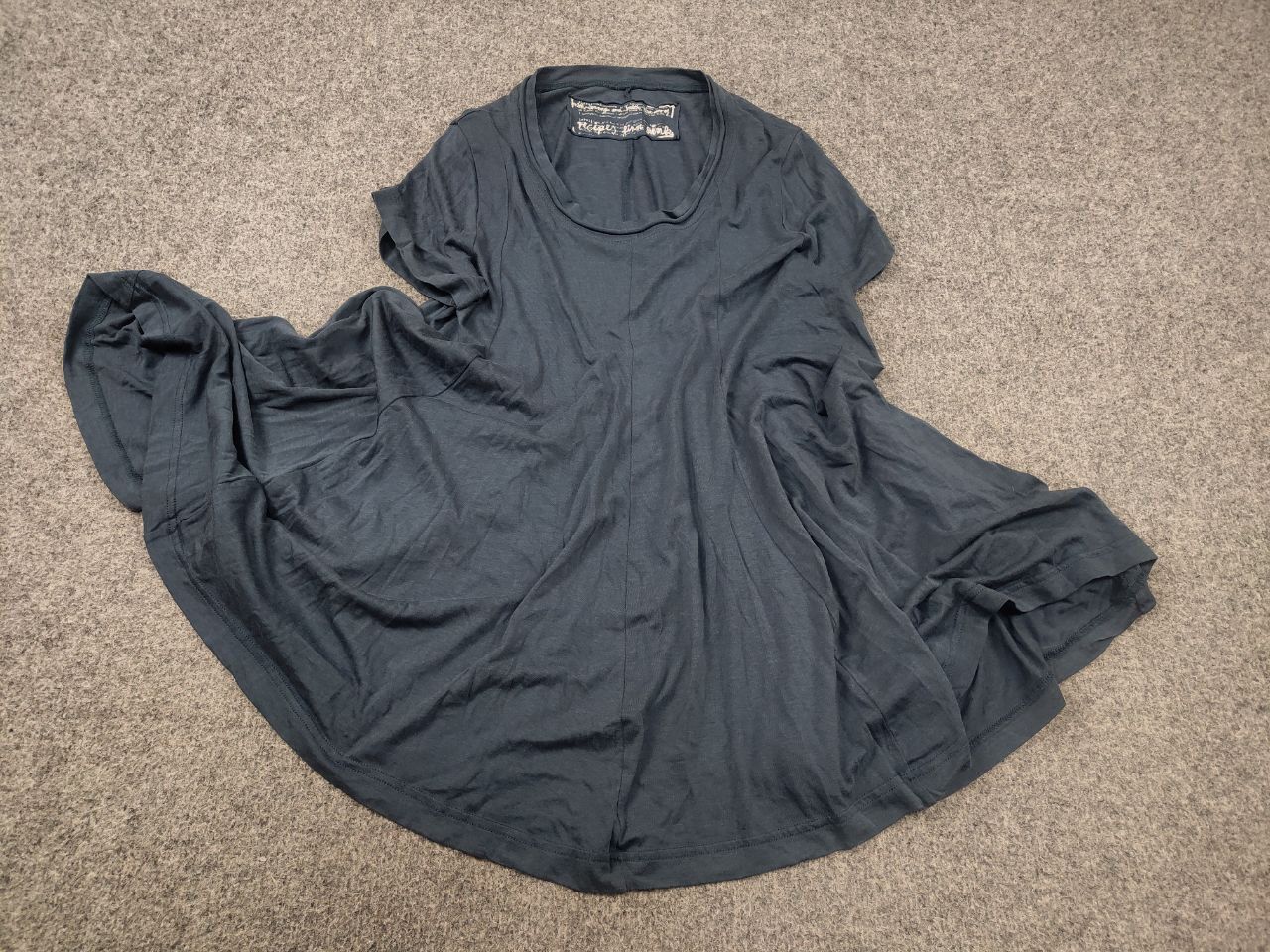 Rundholz Rundholz Design loose tunic short sleeves Dark Gray Blue Size S / US 4 / IT 40 - 2 Thumbnail