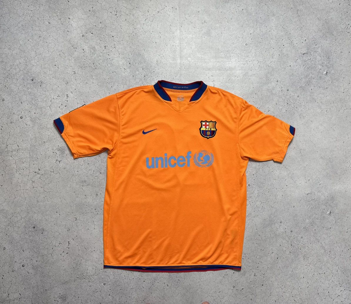 Nike Nike FC Barcelona Deco #20 2006/2008 Vintage Soccer Jersey Size US XL / EU 56 / 4 - 2 Thumbnail