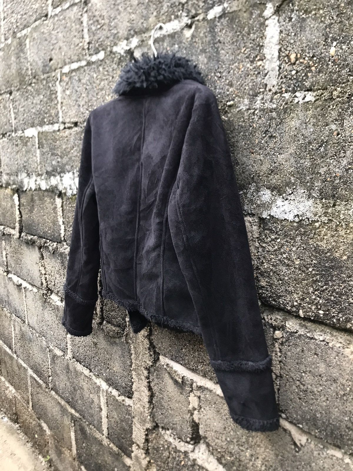 Japanese Brand 🔥Ehyphenworld Gallery Double Collar Fur Crop Jacket Size M / US 6-8 / IT 42-44 - 15 Thumbnail