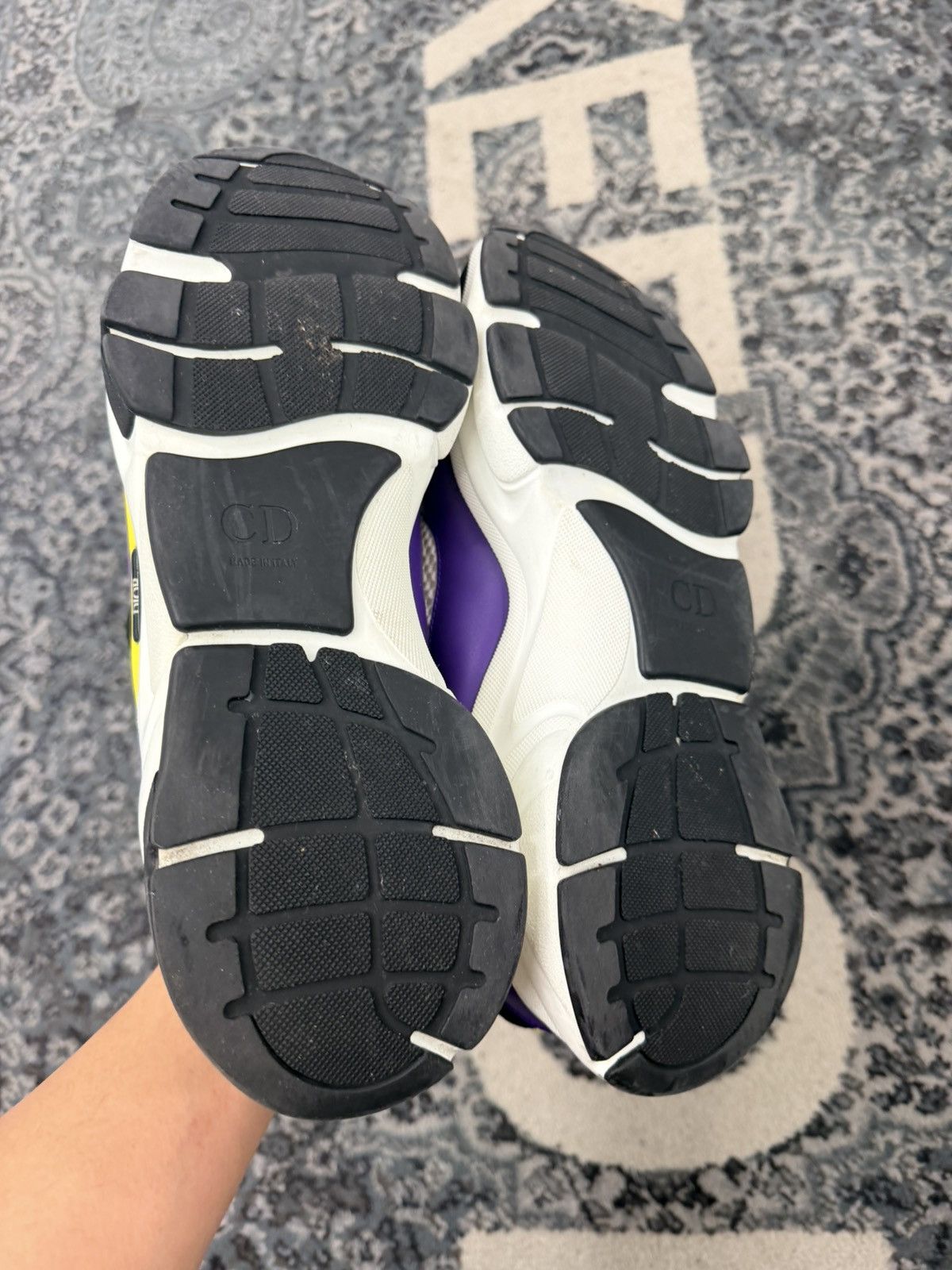Dior Dior B22 Purple W Yellow Size 47/14 US Size US 14 / EU 47 - 5 Thumbnail