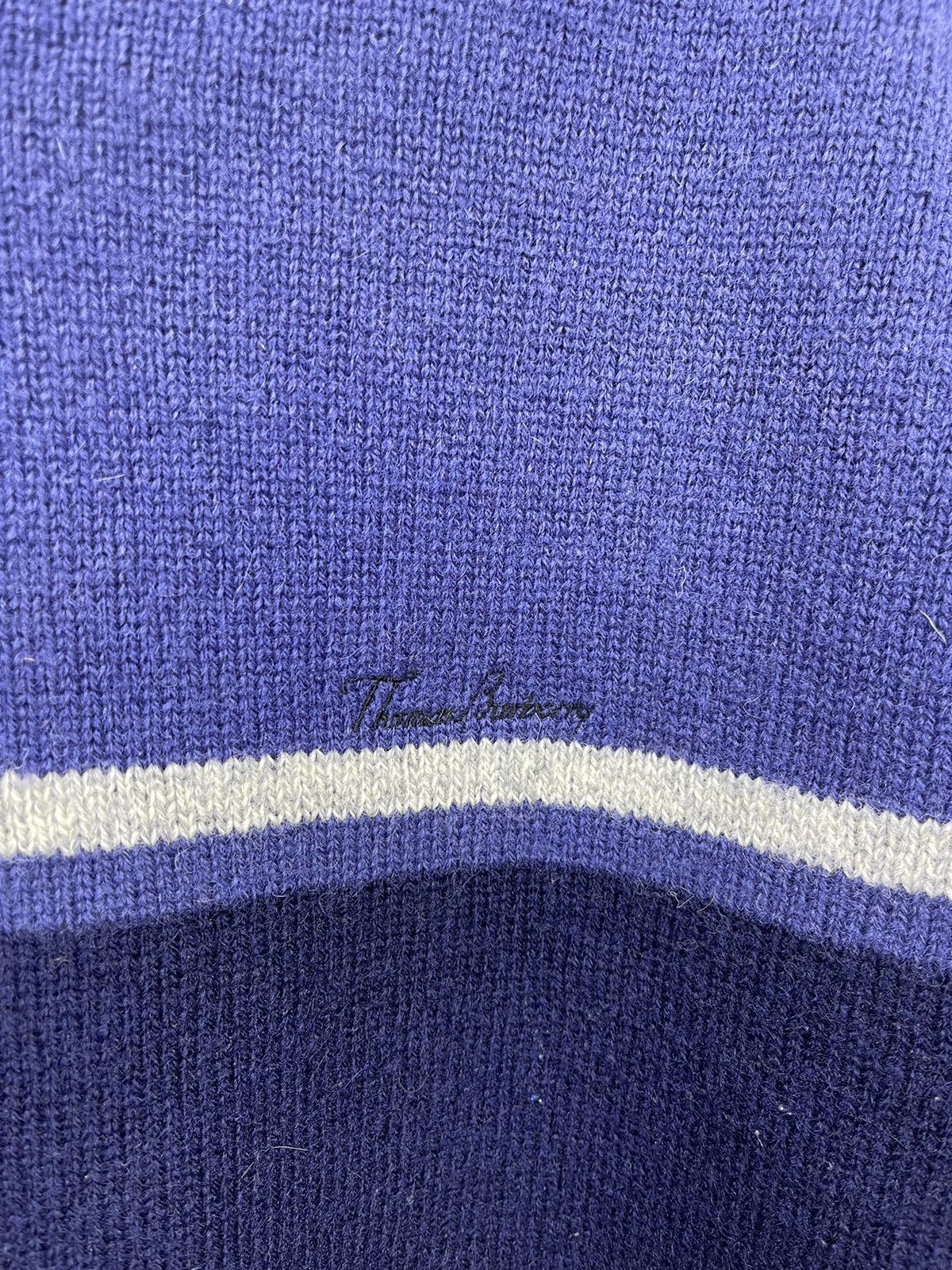 Burberry Thomas Burberry Sweater Knit Size M Blue 100% Wool Vintage Size US M / EU 48-50 / 2 - 3 Thumbnail