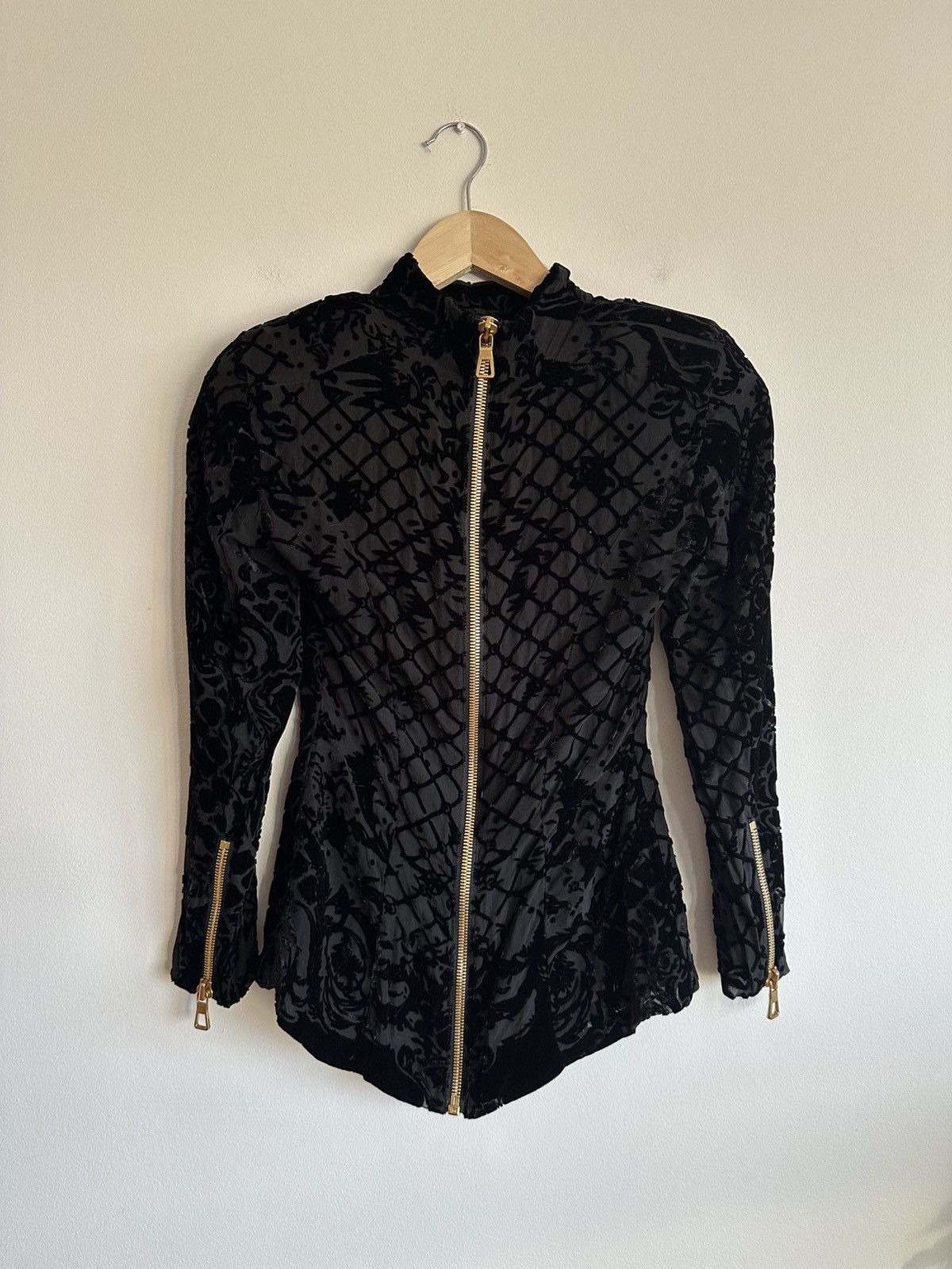 Balmain × H&M Balmain x HM Silk blouse Size XS / US 0-2 / IT 36-38 - 2 Thumbnail