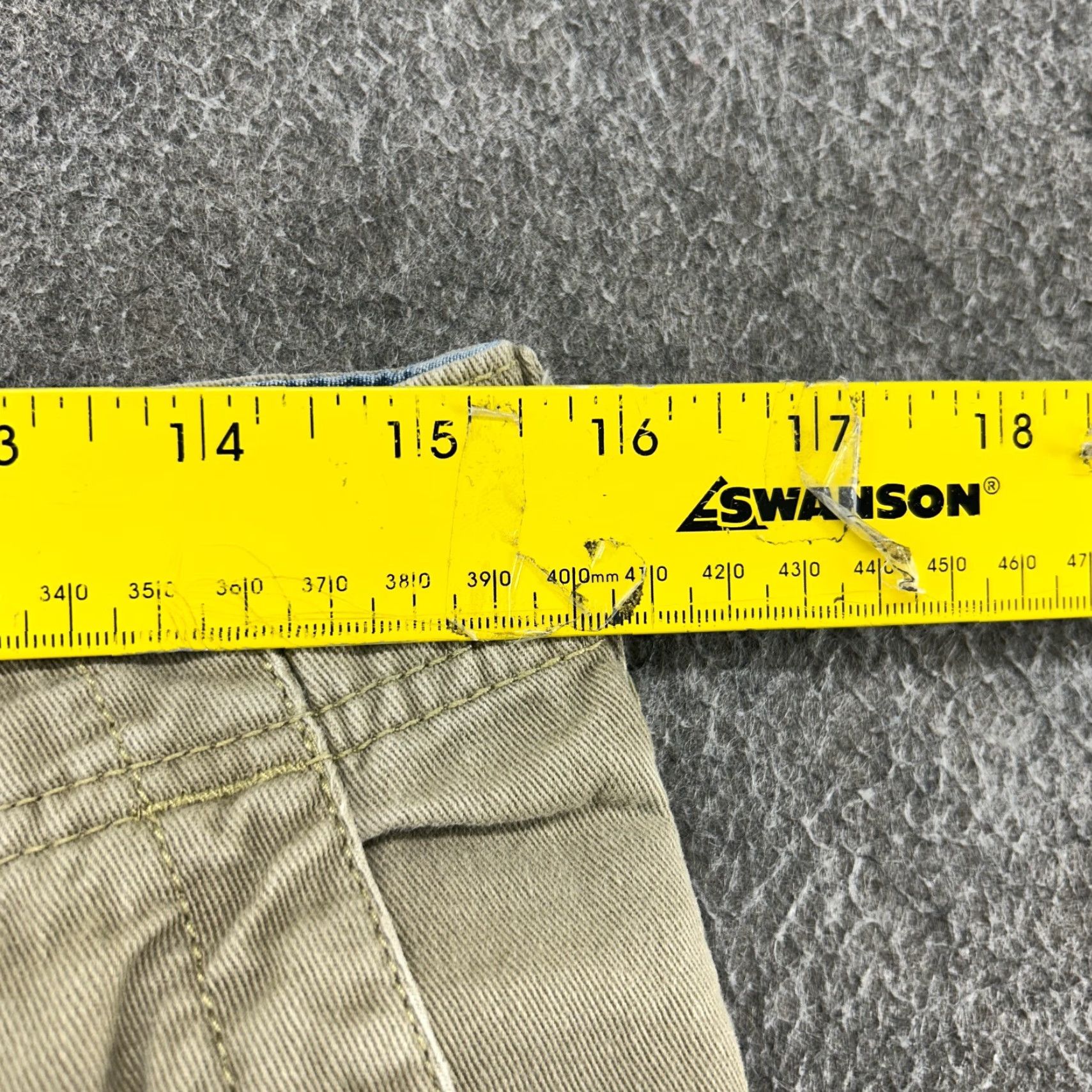 Faded Glory VINTAGE Faded Glory Pants Mens 30x32 Beige Cargo Baggy Paratrooper Skater Y2K 30 Regular Beige Cotton Canvas Army Mens Pants Size US 30 / EU 46 - 6 Thumbnail