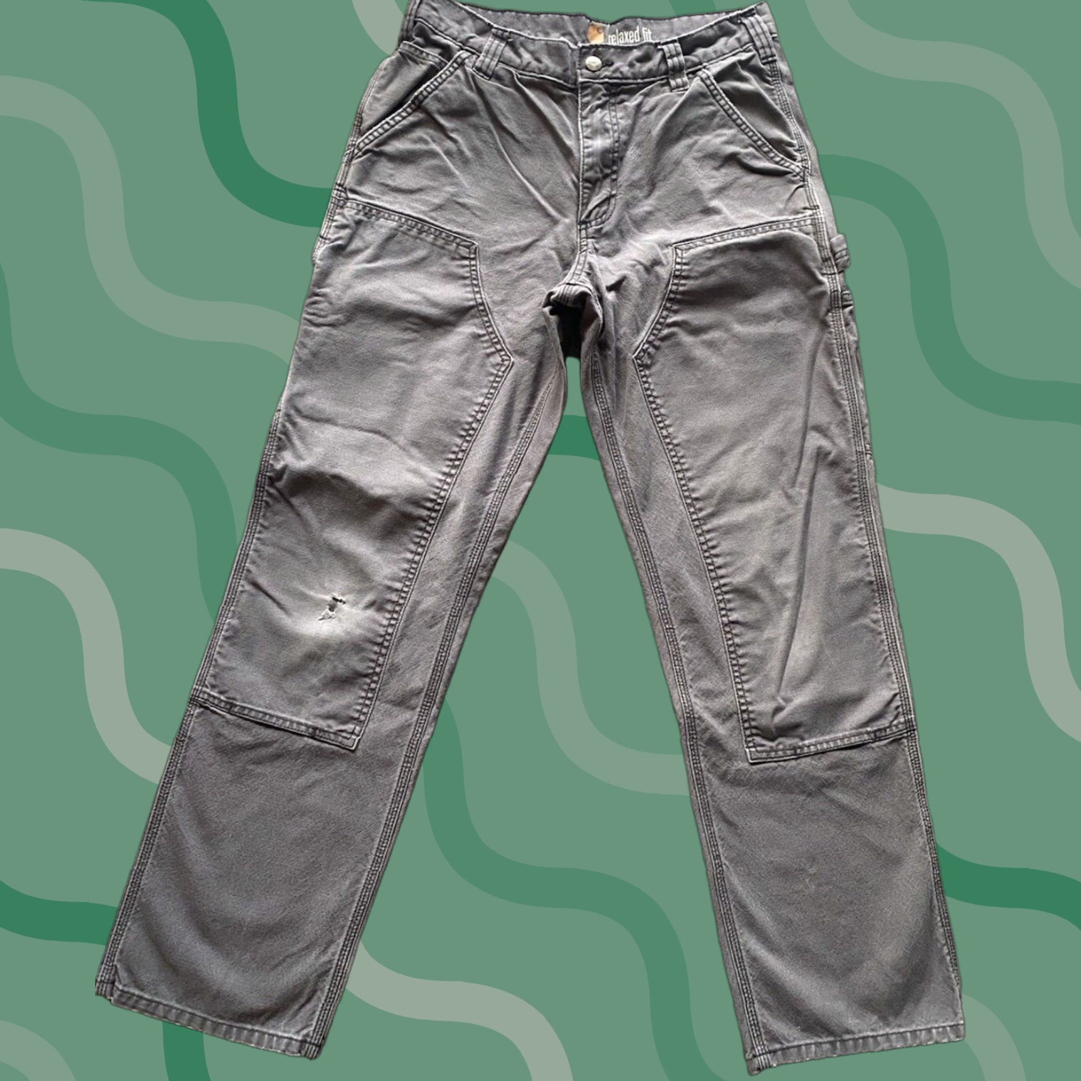 Carhartt Carhartt MENS 31x32 Double Knee Work Pants Relaxed Canvas 103334 029 Mens Pants Carhartt Canvas Work Pants Relaxed 31x32 Men’s Tower? Size US 31 - 1 Thumbnail