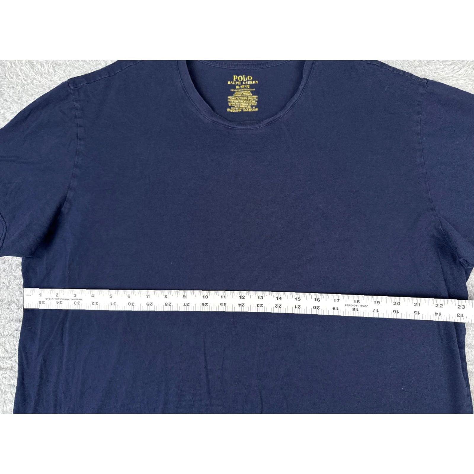 Ralph Lauren Polo Ralph Lauren Shirt Men Extra Large Blue Cotton Crew Neck Short Sleeve Pony Size US XL / EU 56 / 4 - 7 Thumbnail