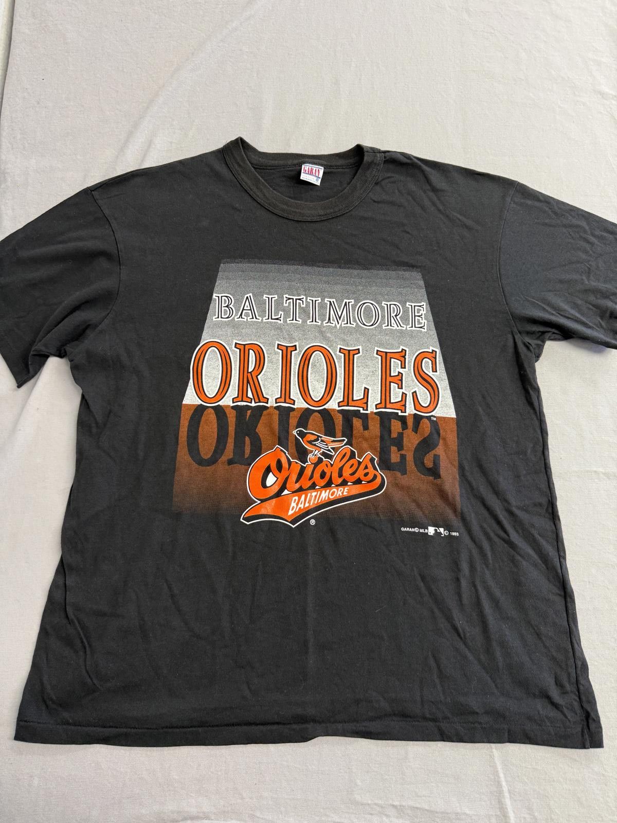 Le Grande Bleu (L.G.B.) Vintage Baltimore Orioles T-shirt 1993 Baseball Garan 2XL Size US XXL / EU 58 / 5 - 1 Thumbnail