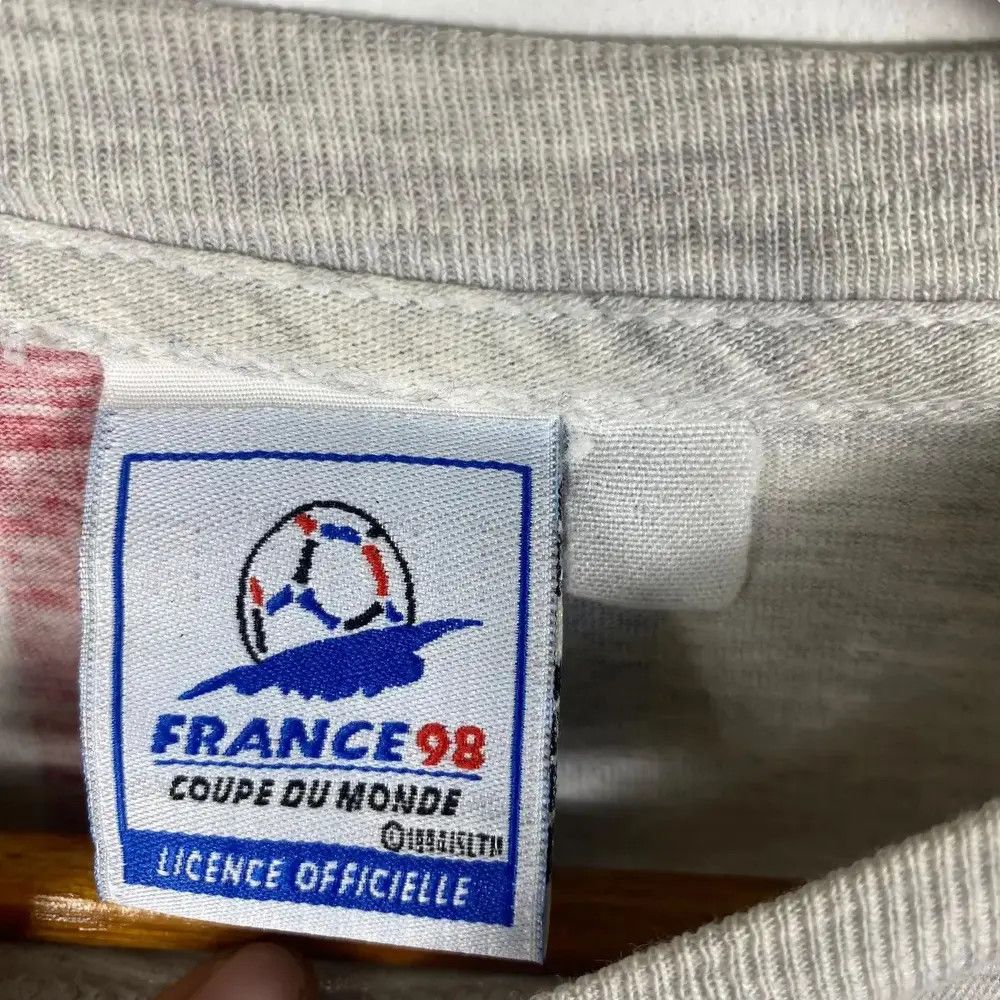 Vintage Vintage 90's FRANCE WORLD CUP Mascott Graphic Tee Shirt Size US L / EU 52-54 / 3 - 8 Thumbnail