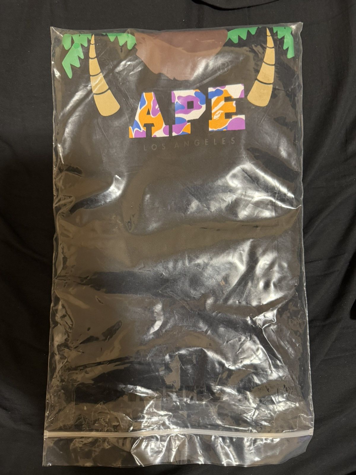 Bape A Bathing Ape Bape Los Angeles LA Tee Shirt Black XXL Size US XXL / EU 58 / 5 - 2 Thumbnail