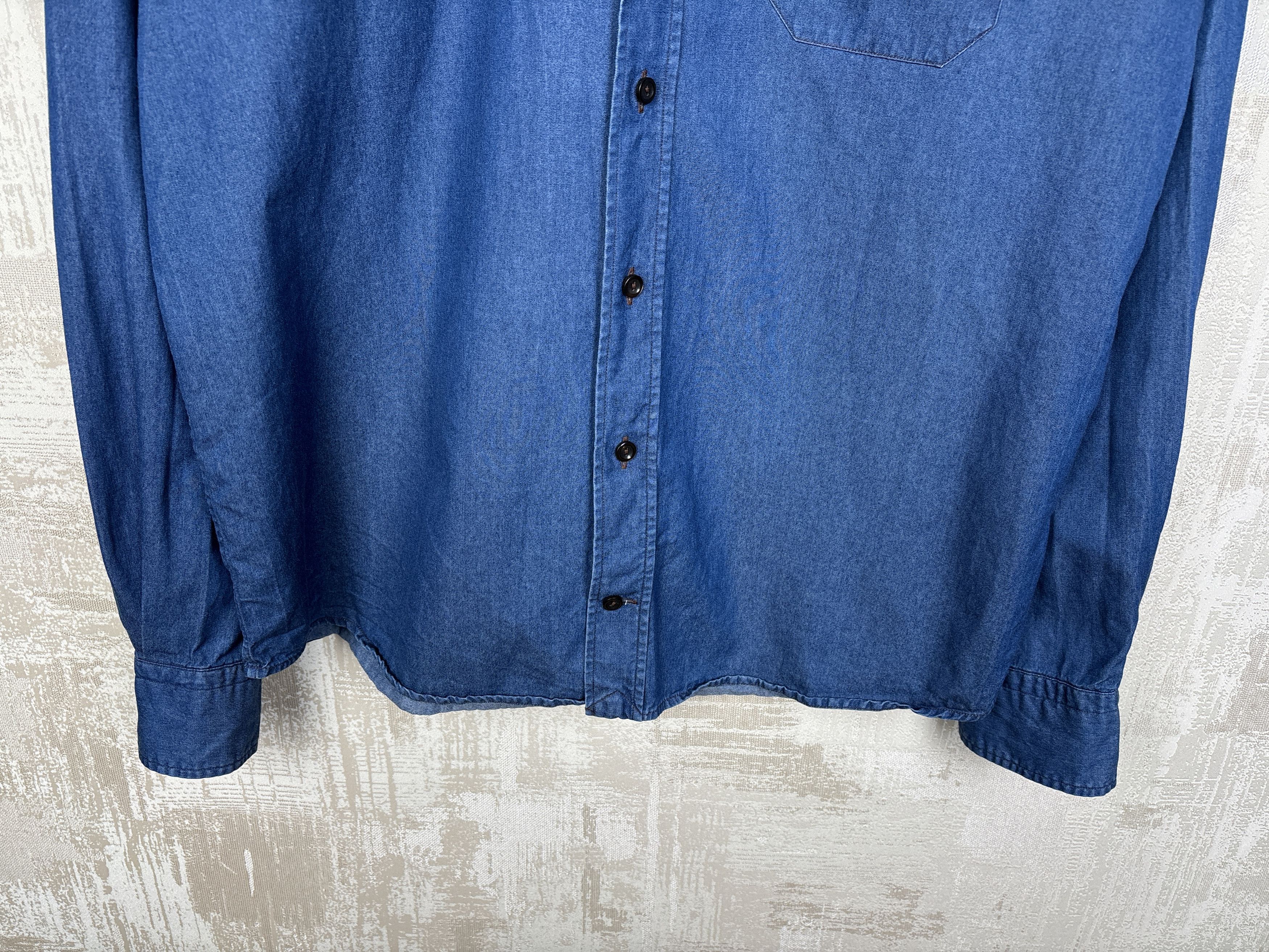 Eton Eton Contemporary Denim Dress Shirt Button Up Size US M / EU 48-50 / 2 - 9 Thumbnail