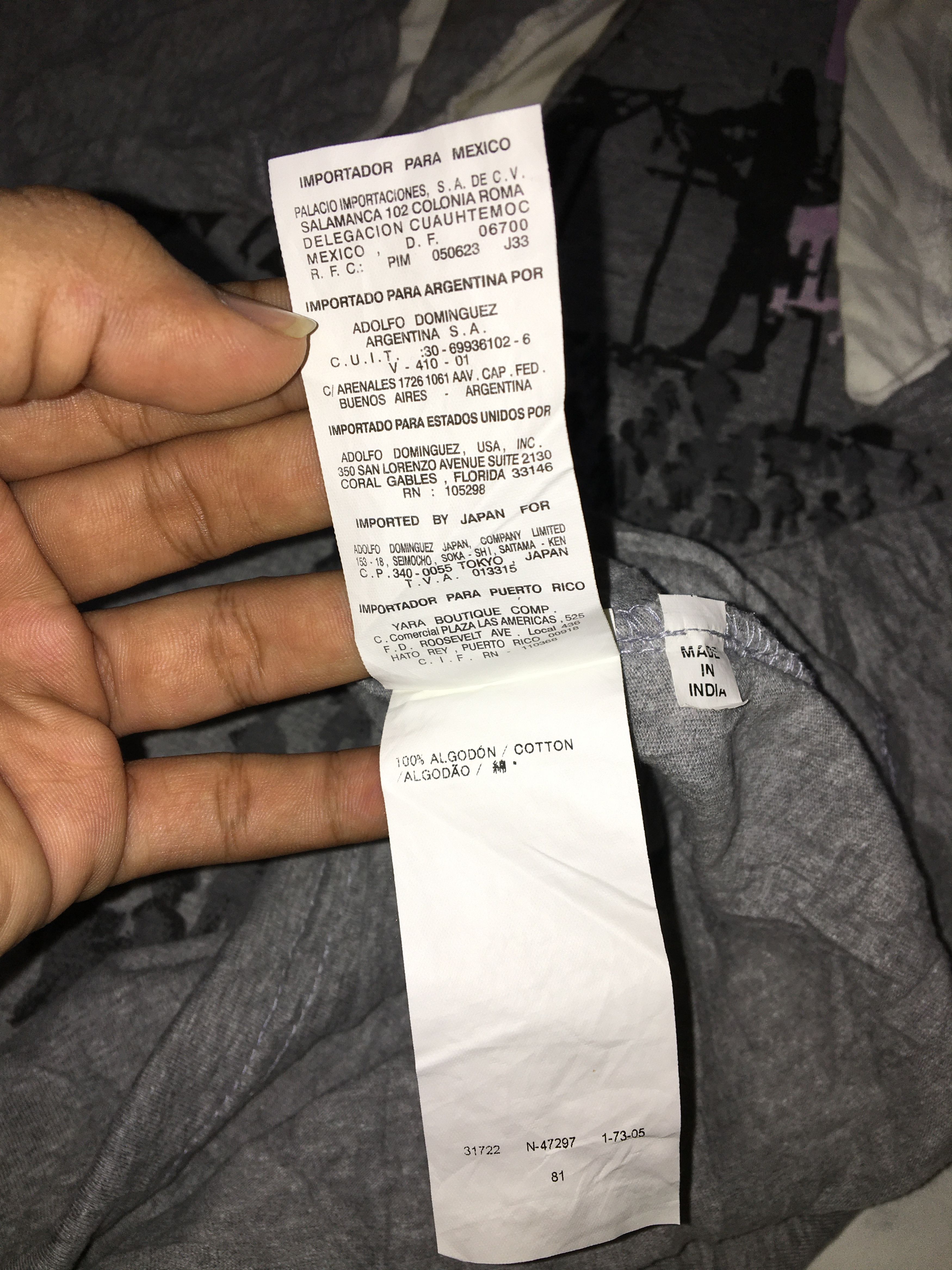Adolfo Dominguez Adolfo Dominguez Double Layer Tshirt Size US L / EU 52-54 / 3 - 9 Thumbnail