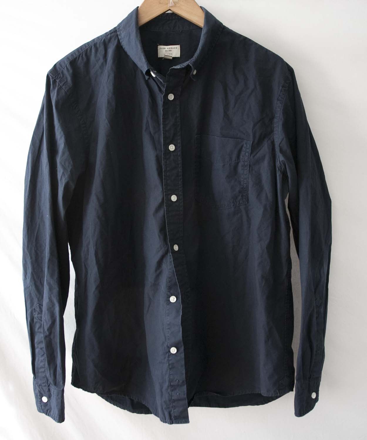 G-Star Club Monaco Shirt Slim Fit Size L Dark Blue Size US L / EU 52-54 / 3 - 2 Thumbnail