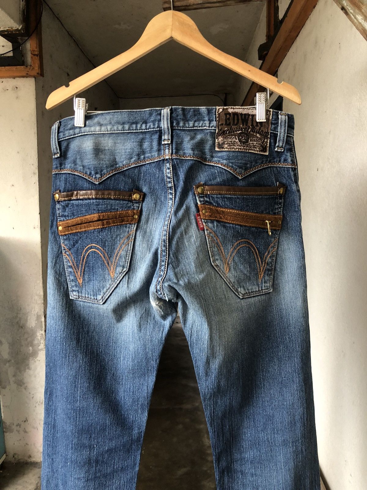 Edwin Vintage Edwin Distressed Denim Size US 32 / EU 48 - 10 Thumbnail