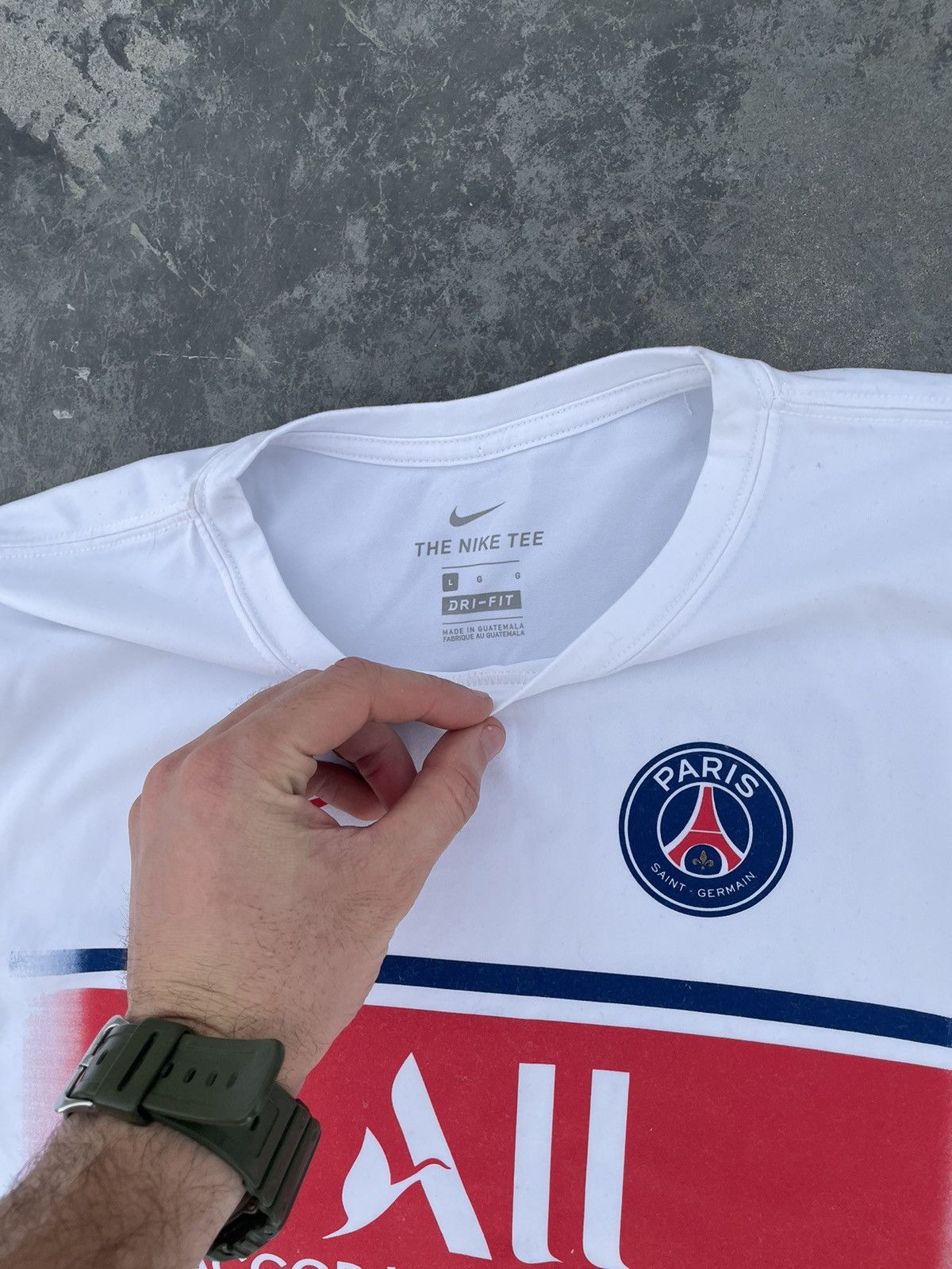 Nike Nike PSG 5 Marquinhos Drill T-Shirt Dri-Fit Soccer Jersey Size US L / EU 52-54 / 3 - 5 Thumbnail