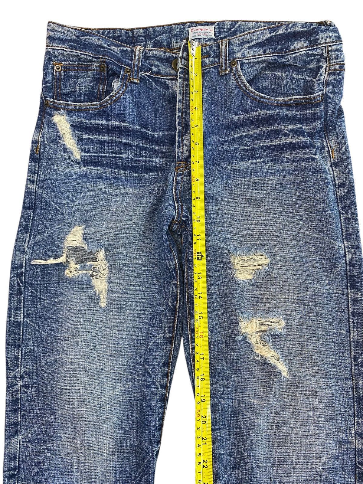 Ciaopanic Ciaopanic Artisan Distressed Stye Loose Jeans Size US 32 / EU 48 - 6 Thumbnail