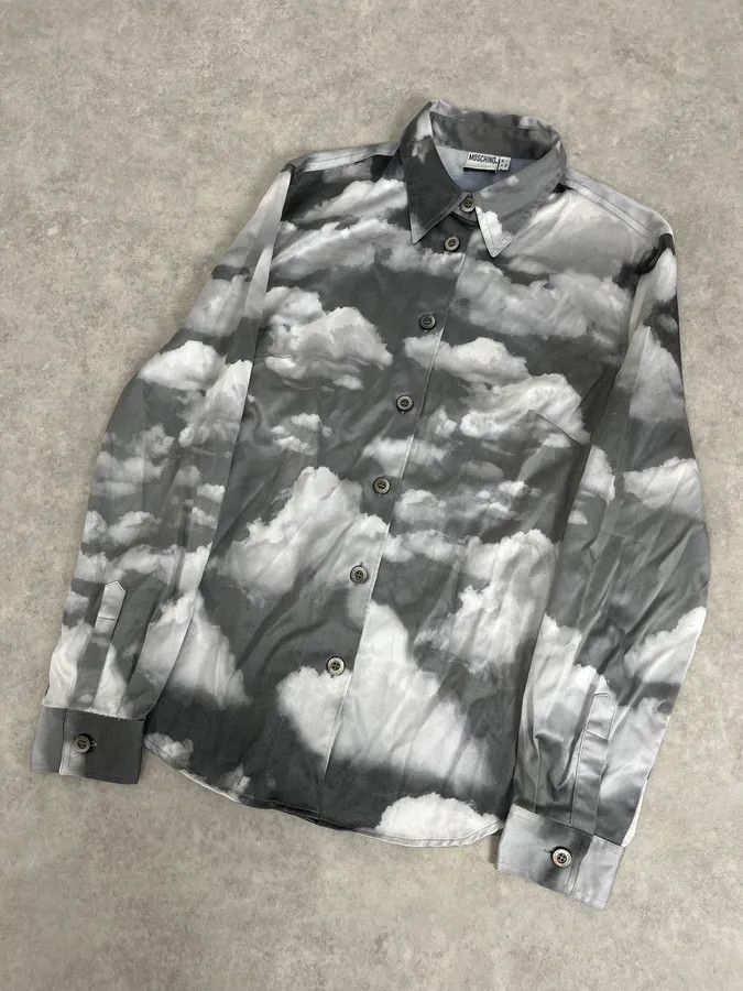 Moschino Moschino Cloud Grey Shirt Size US S / EU 44-46 / 1 - 4 Thumbnail