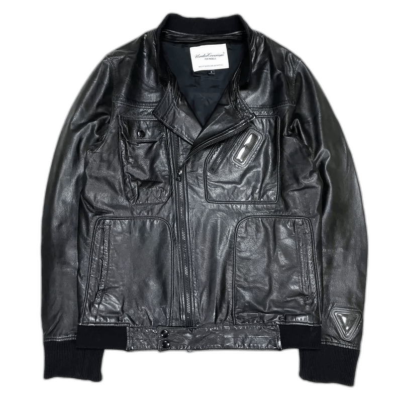Undercover undercover black leather knight jacket Size US L / EU 52-54 / 3 - 1 Thumbnail
