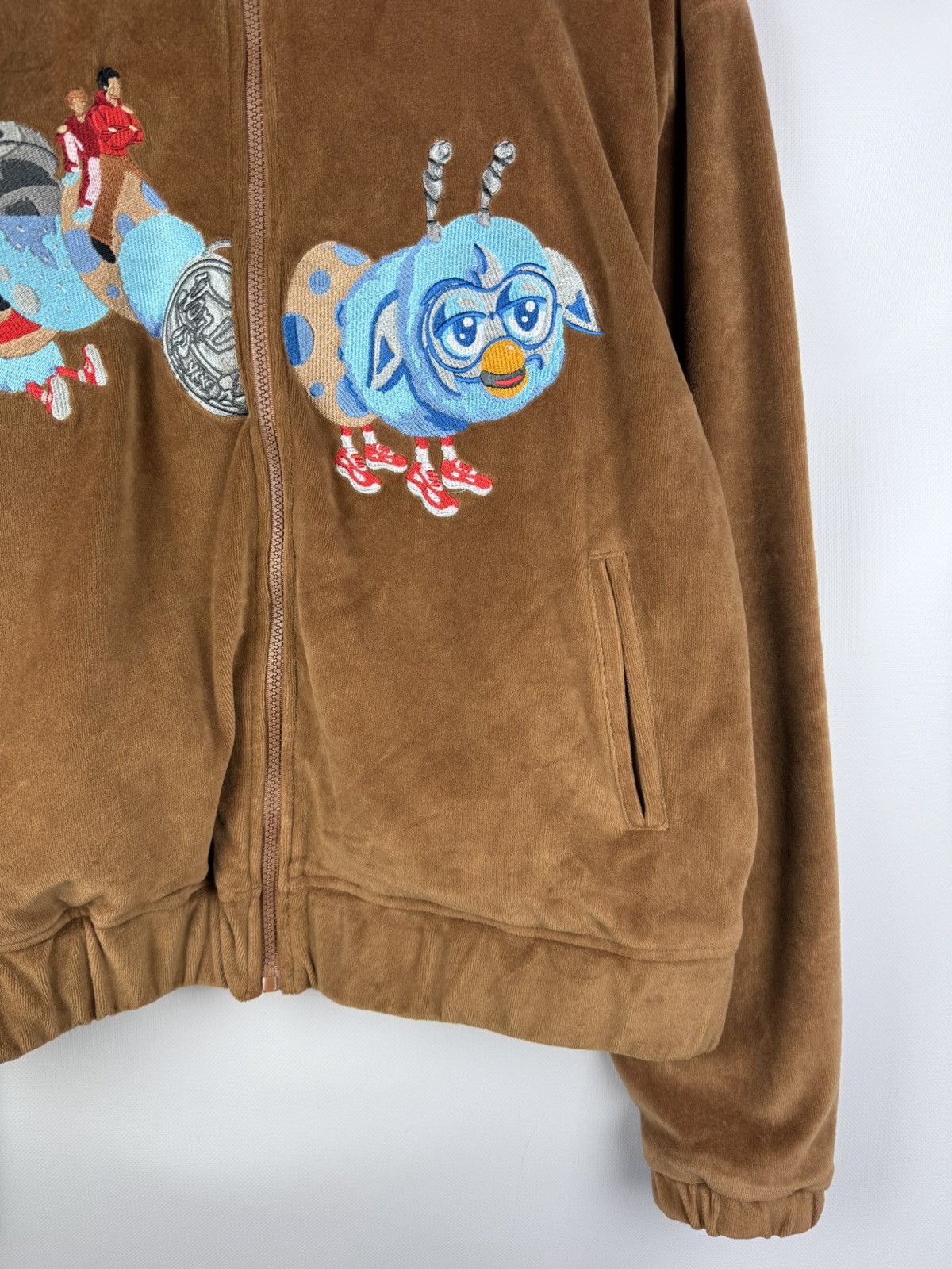 Von Dutch Von Dutch Men’s Velour Y2K Embroidered Track Top Jacket Size US S / EU 44-46 / 1 - 6 Thumbnail