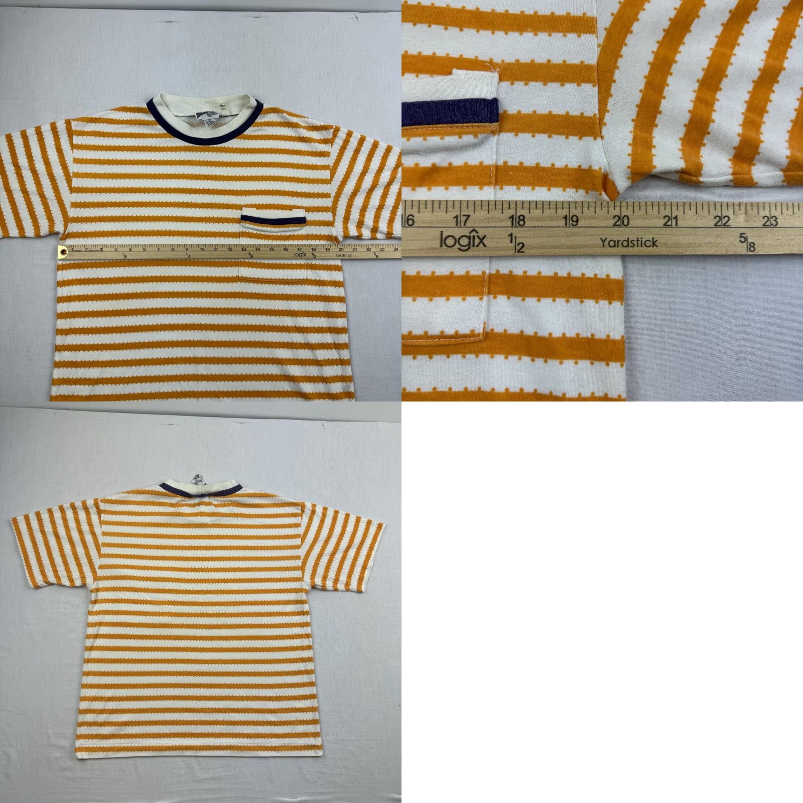 Vintage VINTAGE Jason Maxwell Shirt Womens Medium Yellow Striped 90s Crew Neck Short Sleeve Mens? Womens Size M / US 6-8 / IT 42-44 - 8 Thumbnail