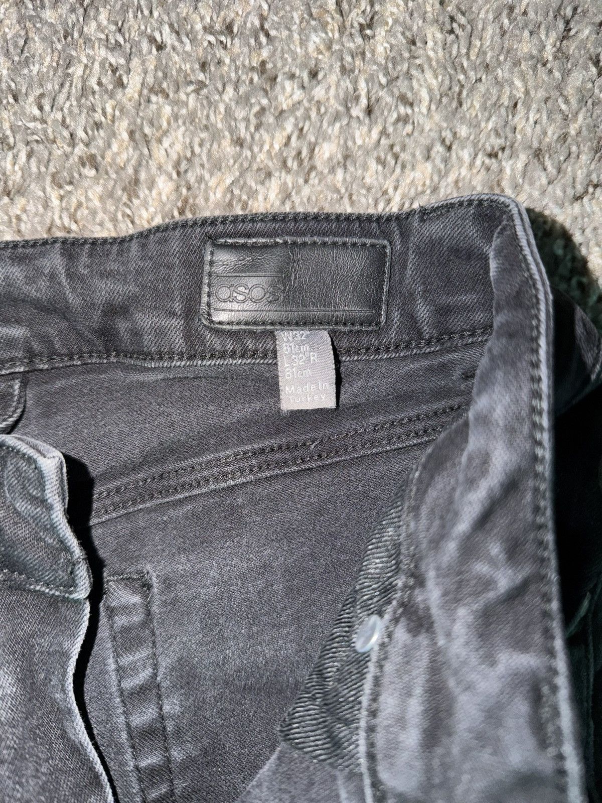Other Black skinny zipper jeans Size US 32 / EU 48 - 4 Thumbnail