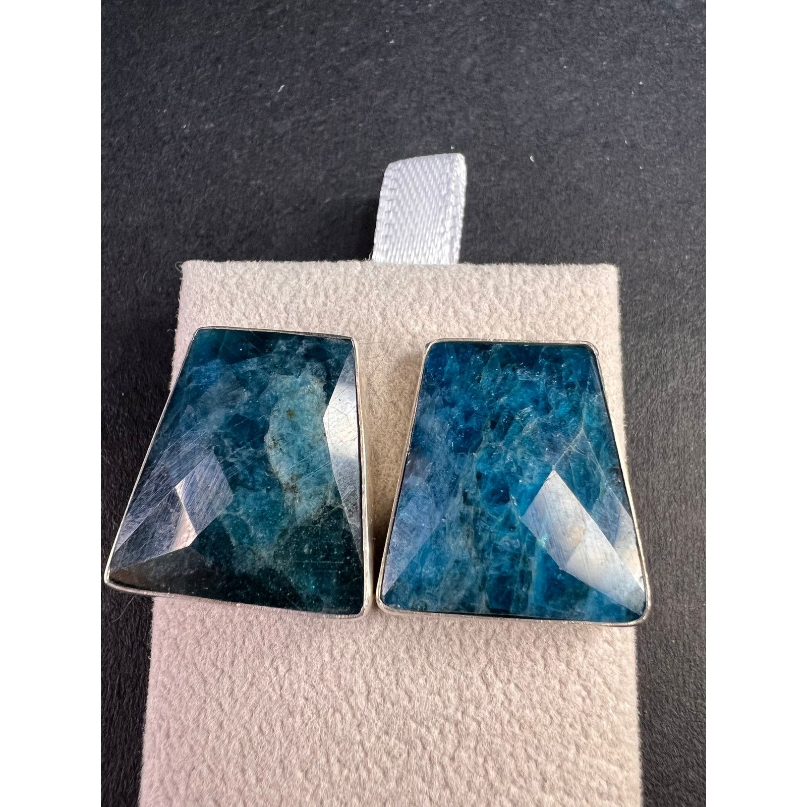 Other NEW Jay King blue apatite geometric sterling silver earrings Size ONE SIZE - 19 Thumbnail
