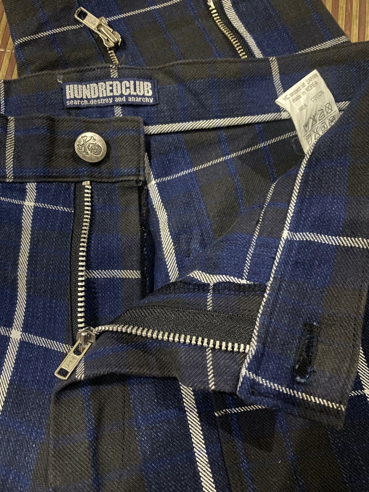 Japanese Brand Hundred Club Seditionaries Style Punk Rockers Bondage Pants Size US 30 / EU 46 - 9 Thumbnail