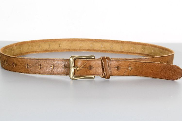 Japanese Brand × Vintage Soft leather belt Size ONE SIZE - 2 Thumbnail