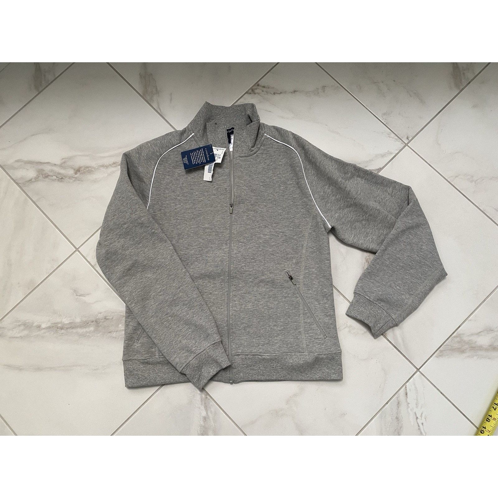 Lands' End Lands End woman small NWT Grey Jacket w/ pockets Size S / US 4 / IT 40 - 1 Thumbnail