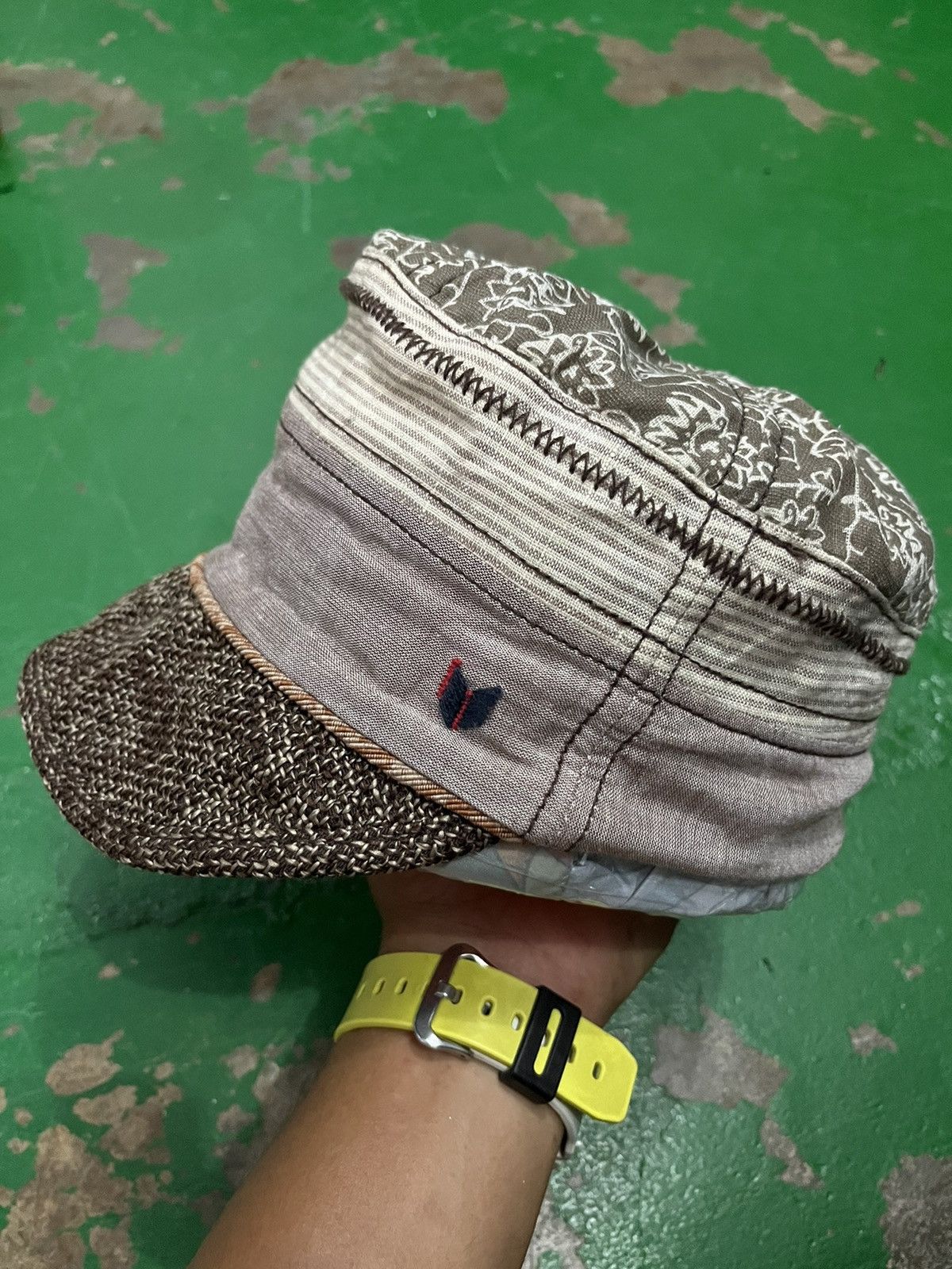 Japanese Brand × Vintage 🔥Grace Hats Sashiko Boro Japan Style Size ONE SIZE - 1 Thumbnail