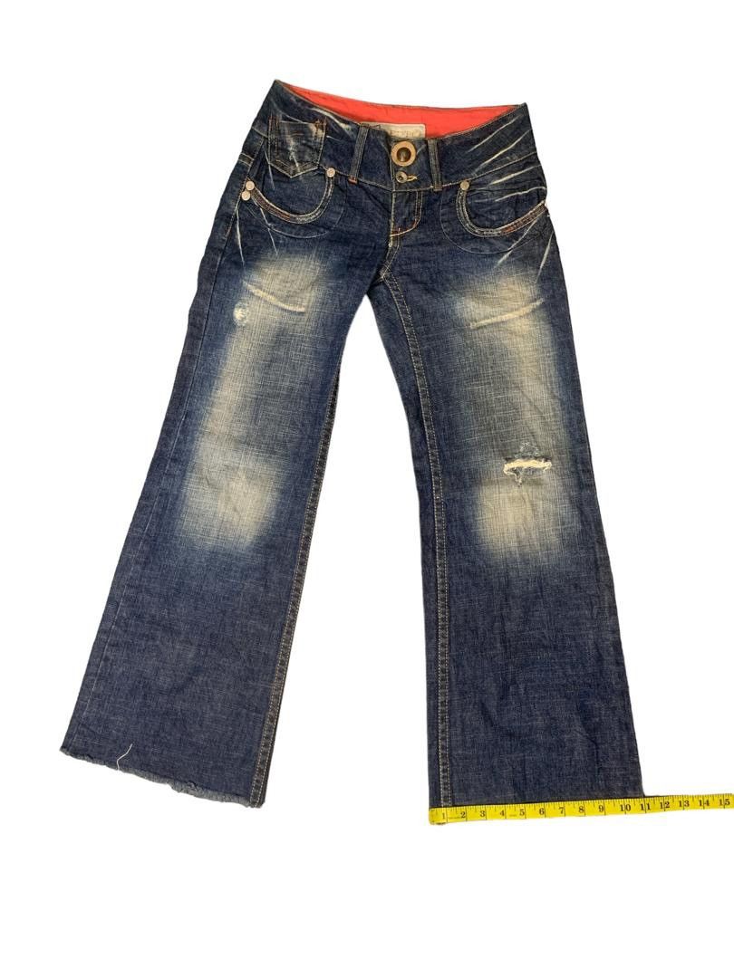 Red Pepper Distressed Denim