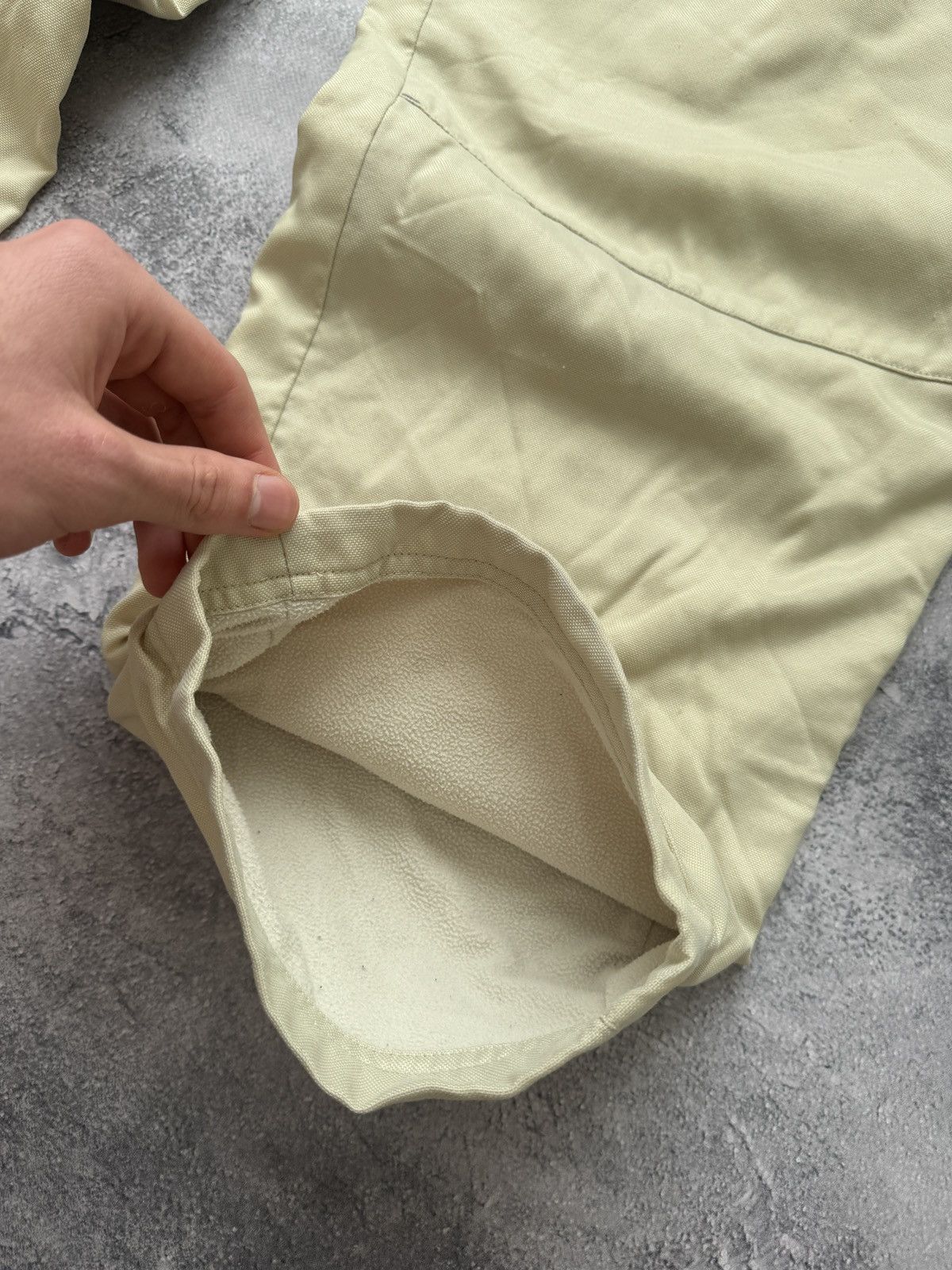 Nike × Vintage Crazy Vintage 90s Nike Baggy Fleece Pants Beige Size L Size US 34 / EU 50 - 7 Thumbnail