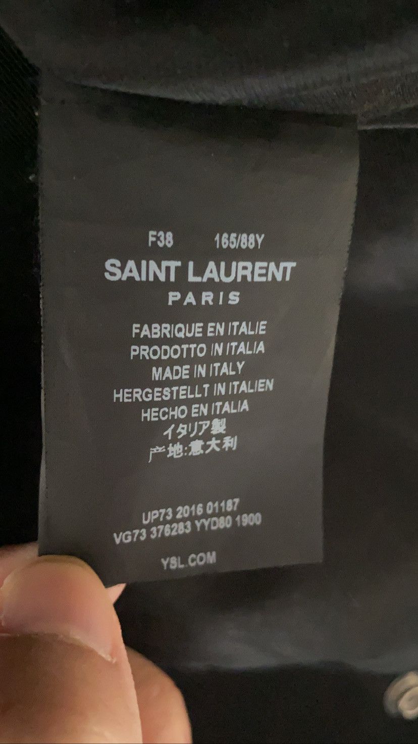 Saint Laurent Paris Saint Laurent Paris Teddy Jacket Size US XXS / EU 40 - 3 Thumbnail