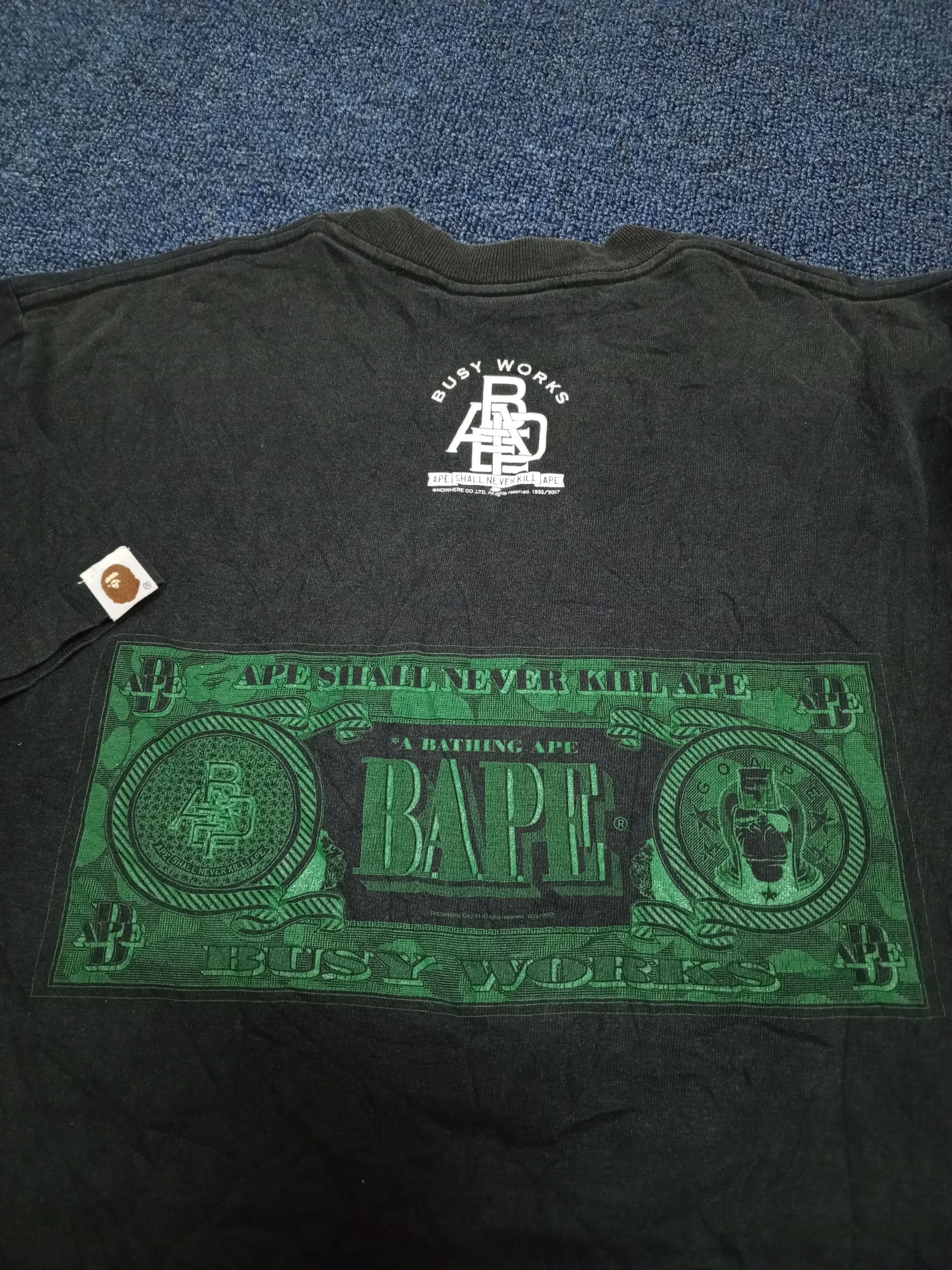 Bape A BATHING APE (APE SHALL NEVER KILL APE Size US S / EU 44-46 / 1 - 6 Thumbnail