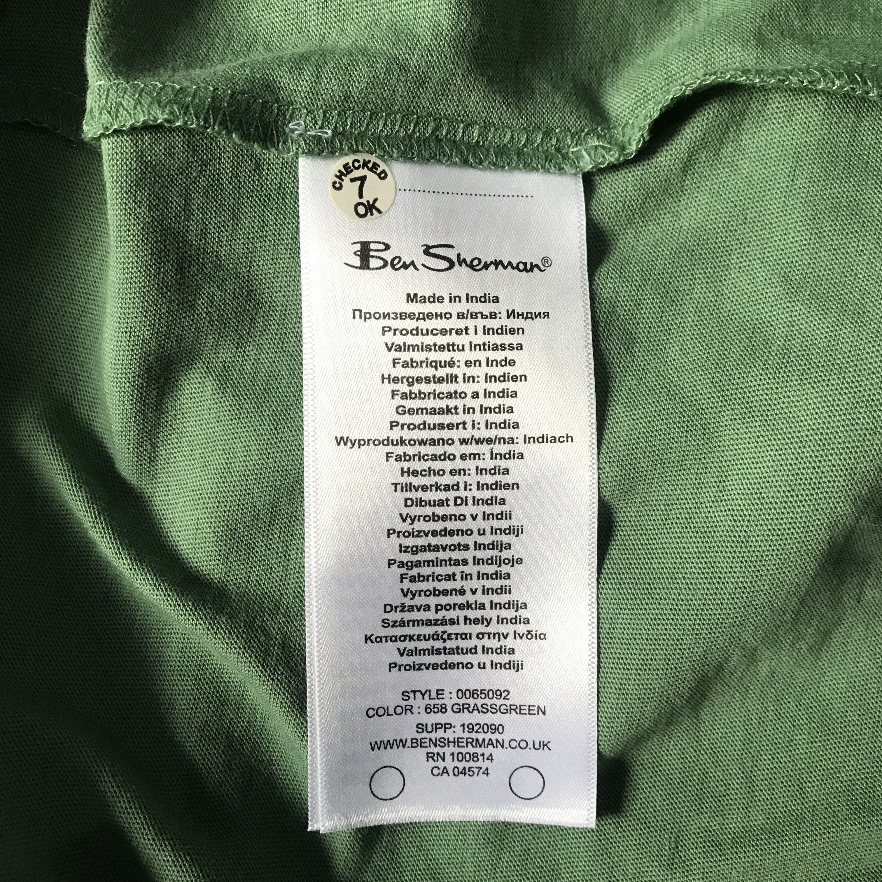 Ben Sherman Ben Sherman Signature logo tshirt Grass Green Size XL Bnwt Size US XL / EU 56 / 4 - 9 Thumbnail