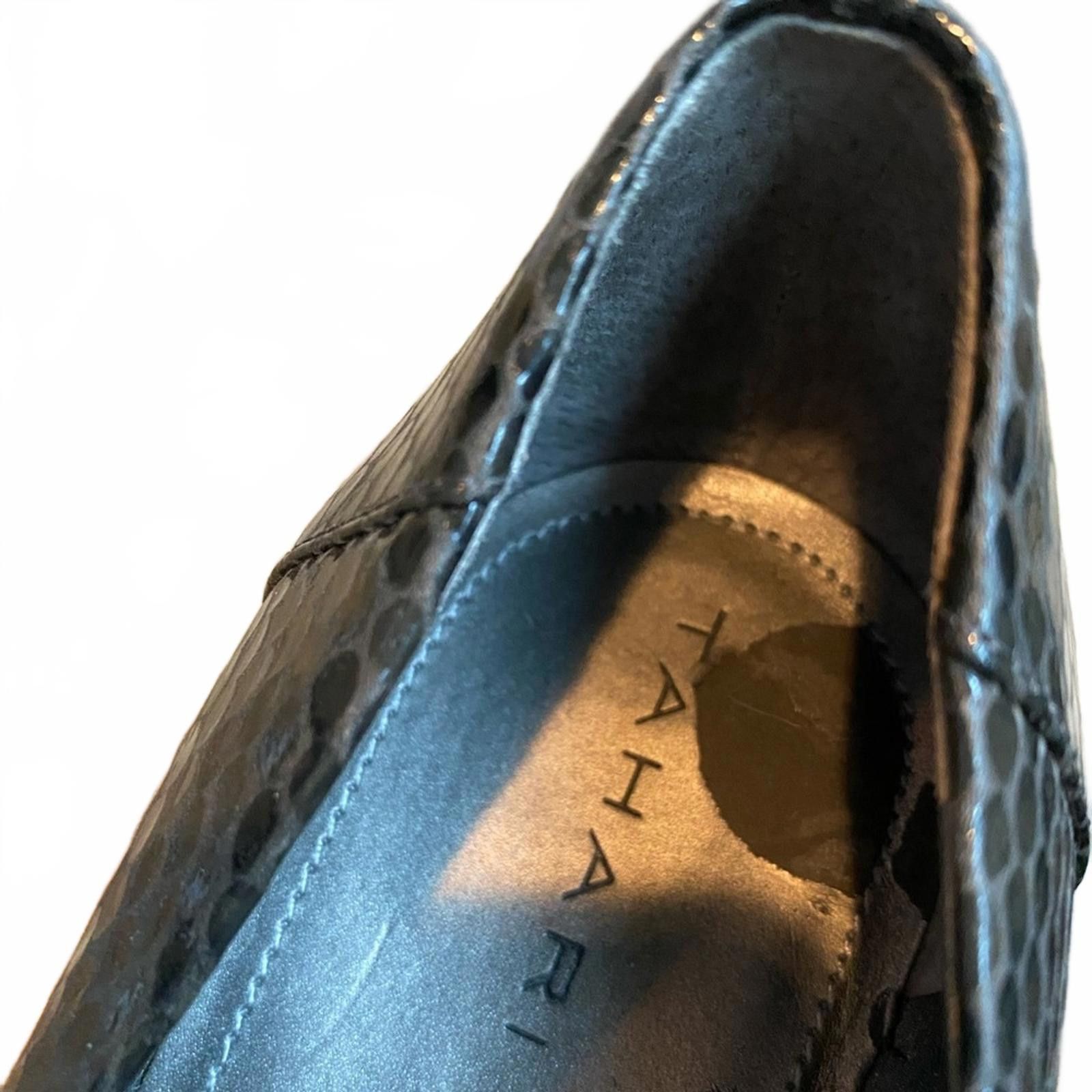 Elie Tahari Vintage TAHARI Snakeskin Taupe Metallic Wedge Heels Size 11 Size US 11 / IT 41 - 7 Thumbnail