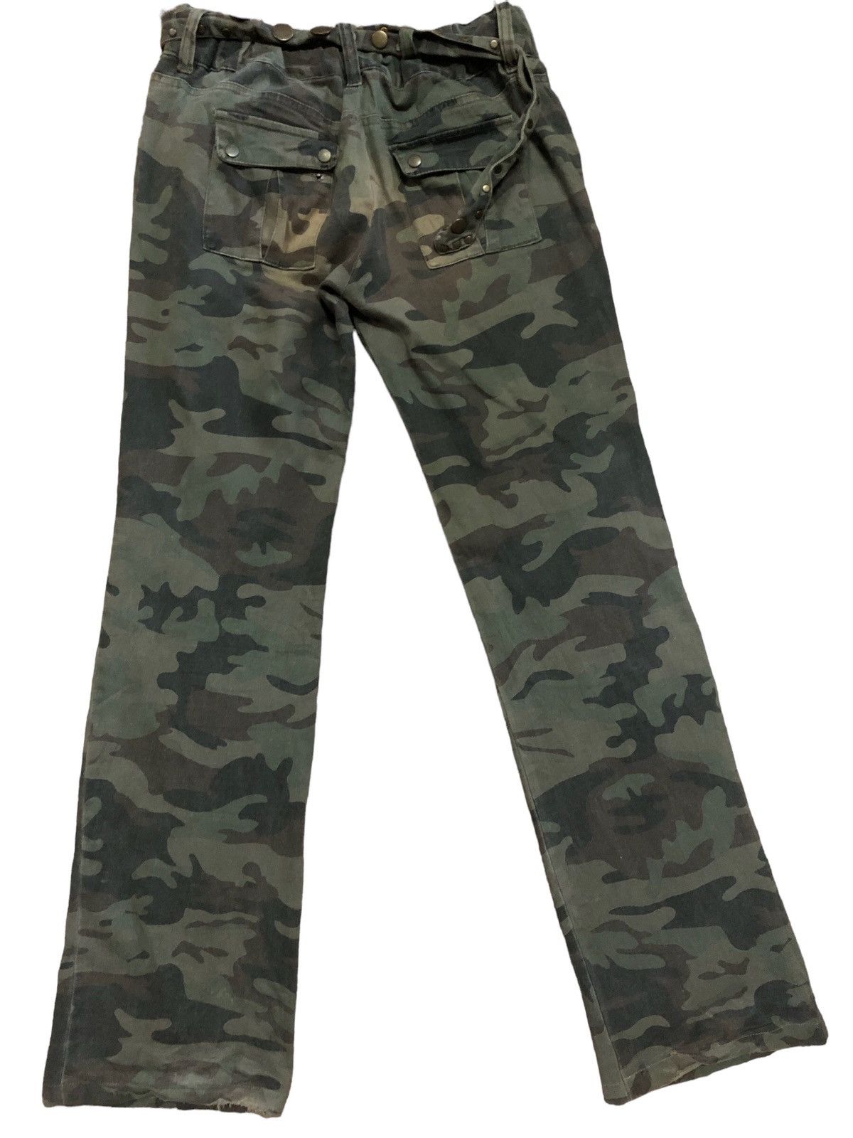 If Six Was Nine × Japanese Brand × Le Grande Bleu (L.G.B.) Lowbox Camouflage Boot cut pants Size US 30 / EU 46 - 2 Thumbnail