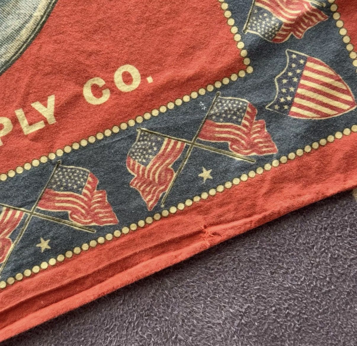 RRL Ralph Lauren RRL Ralph Lauren Double RL Nautical Large Bandana K22 Size ONE SIZE - 5 Thumbnail