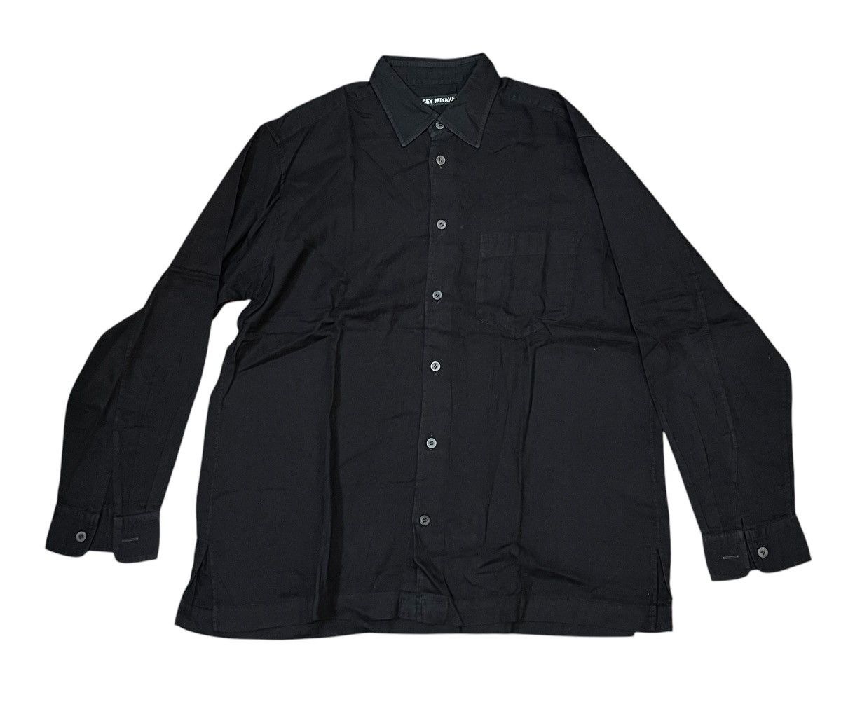 Issey Miyake Vintage issey miyake black button up shirt Size US L / EU 52-54 / 3 - 1 Thumbnail
