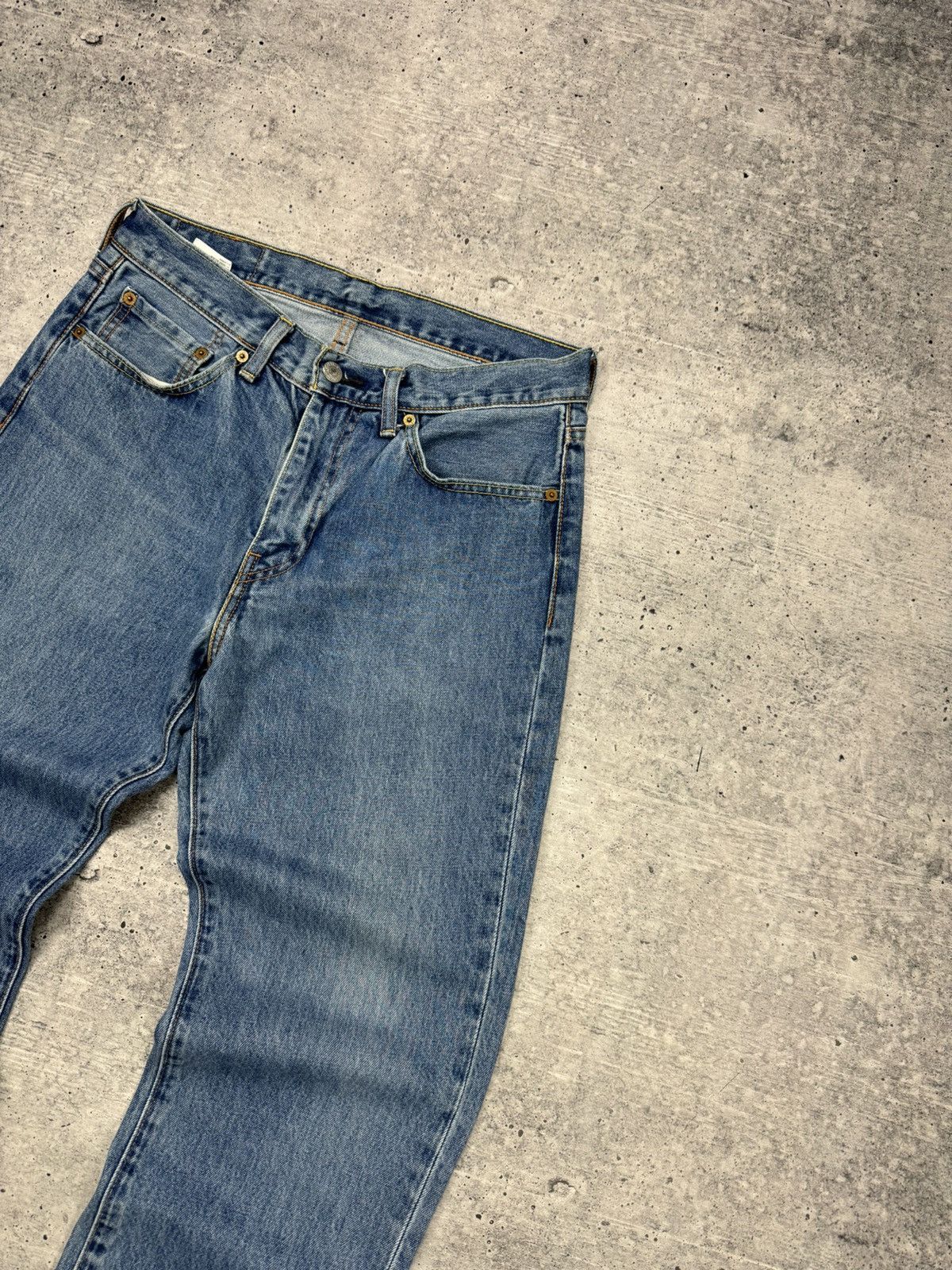 Levi's × Vintage Vintage Levi’s 751 Y2K Blue Stonewashed Denim Jeans Pants Size US 32 / EU 48 - 5 Thumbnail