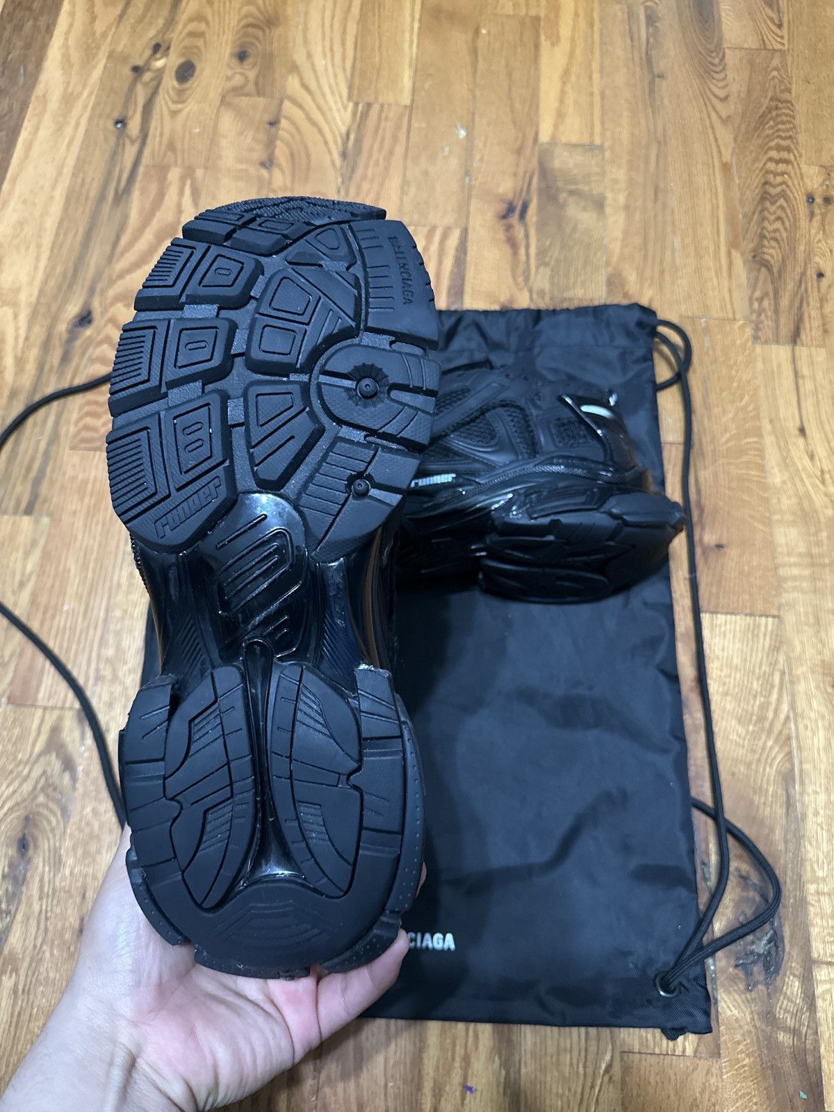 Balenciaga Balenciaga Runner Matte Black Size US 9 / EU 42 - 5 Thumbnail
