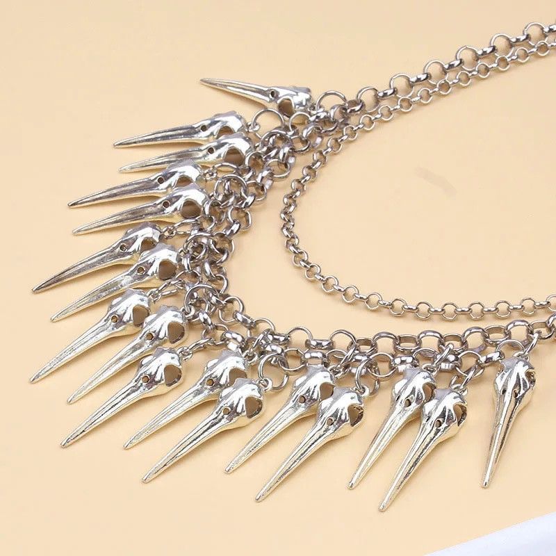 Jewelry Layered Punk Chain On The Jeans Pants Size ONE SIZE - 4 Thumbnail